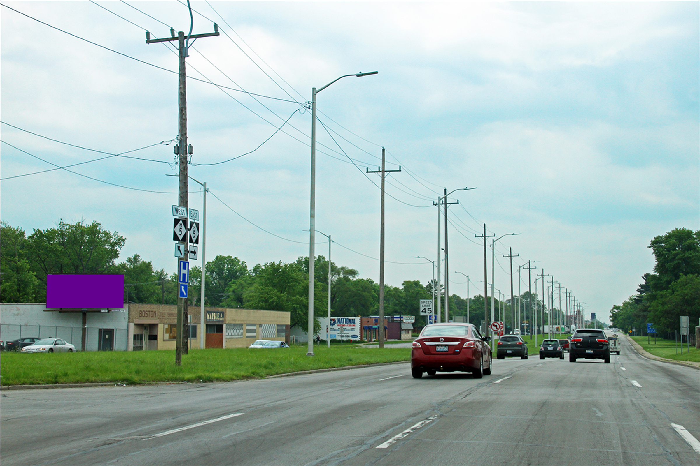 Grand River Ave E/O Riverview N/S