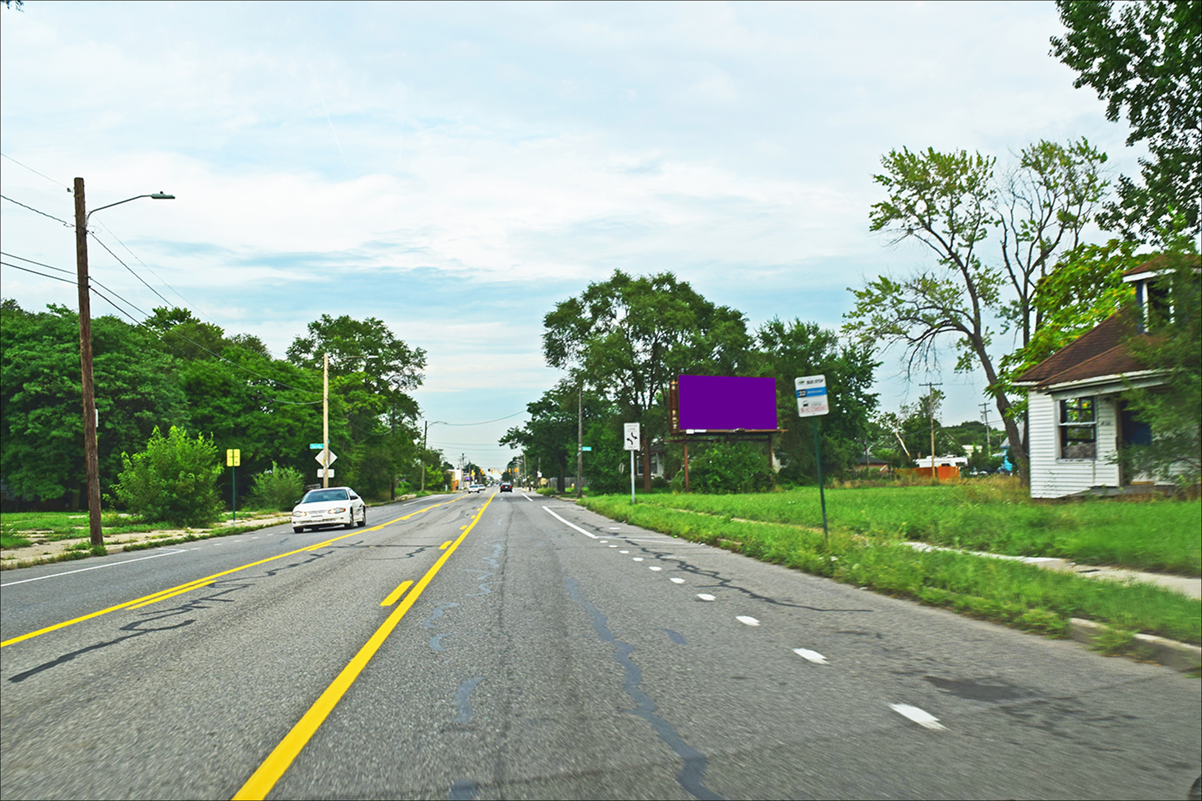 E. McNichols Rd W/O Eureka St  W/S