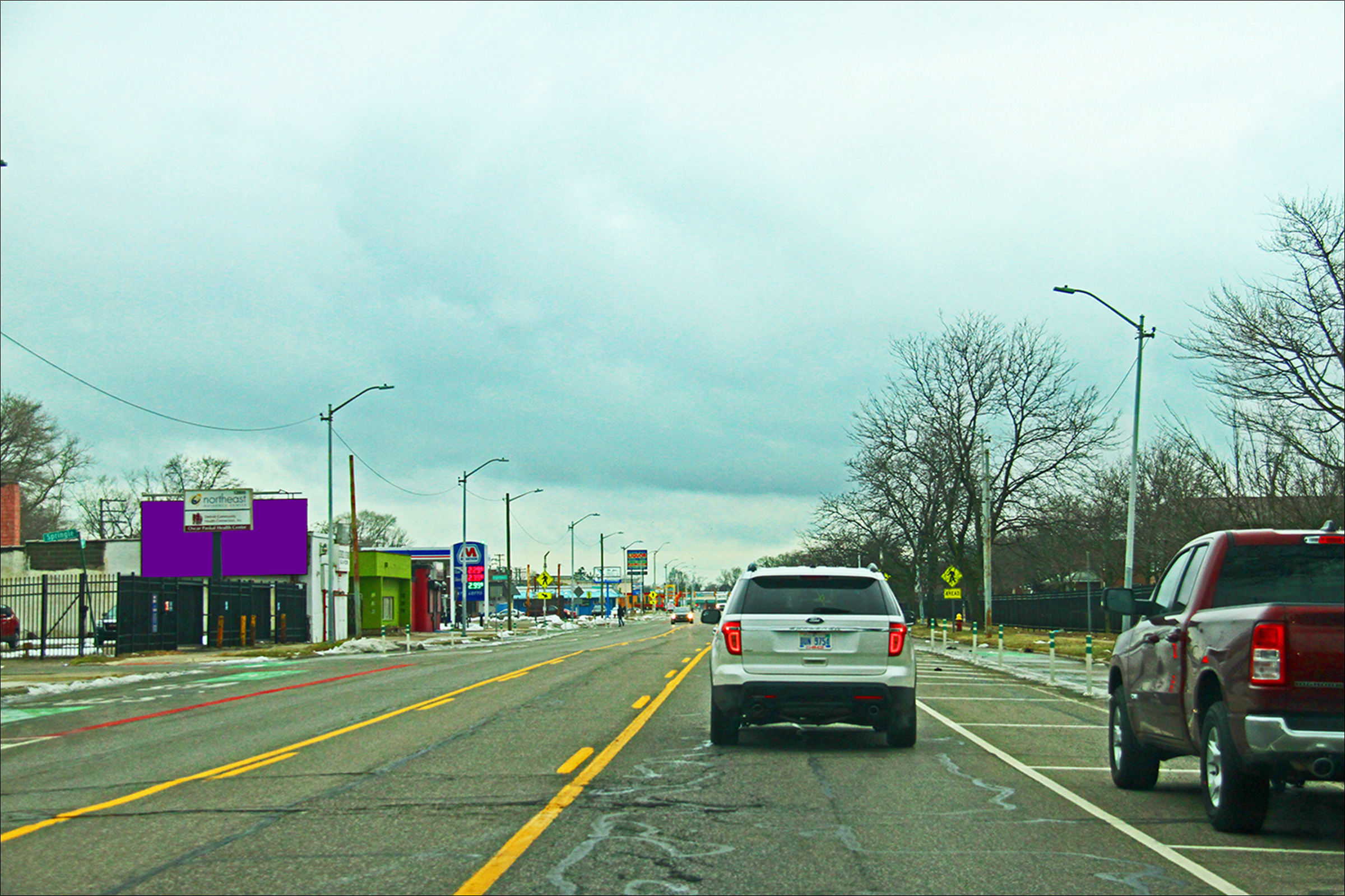E. Warren Ave W/O Dickerson Ave S/S