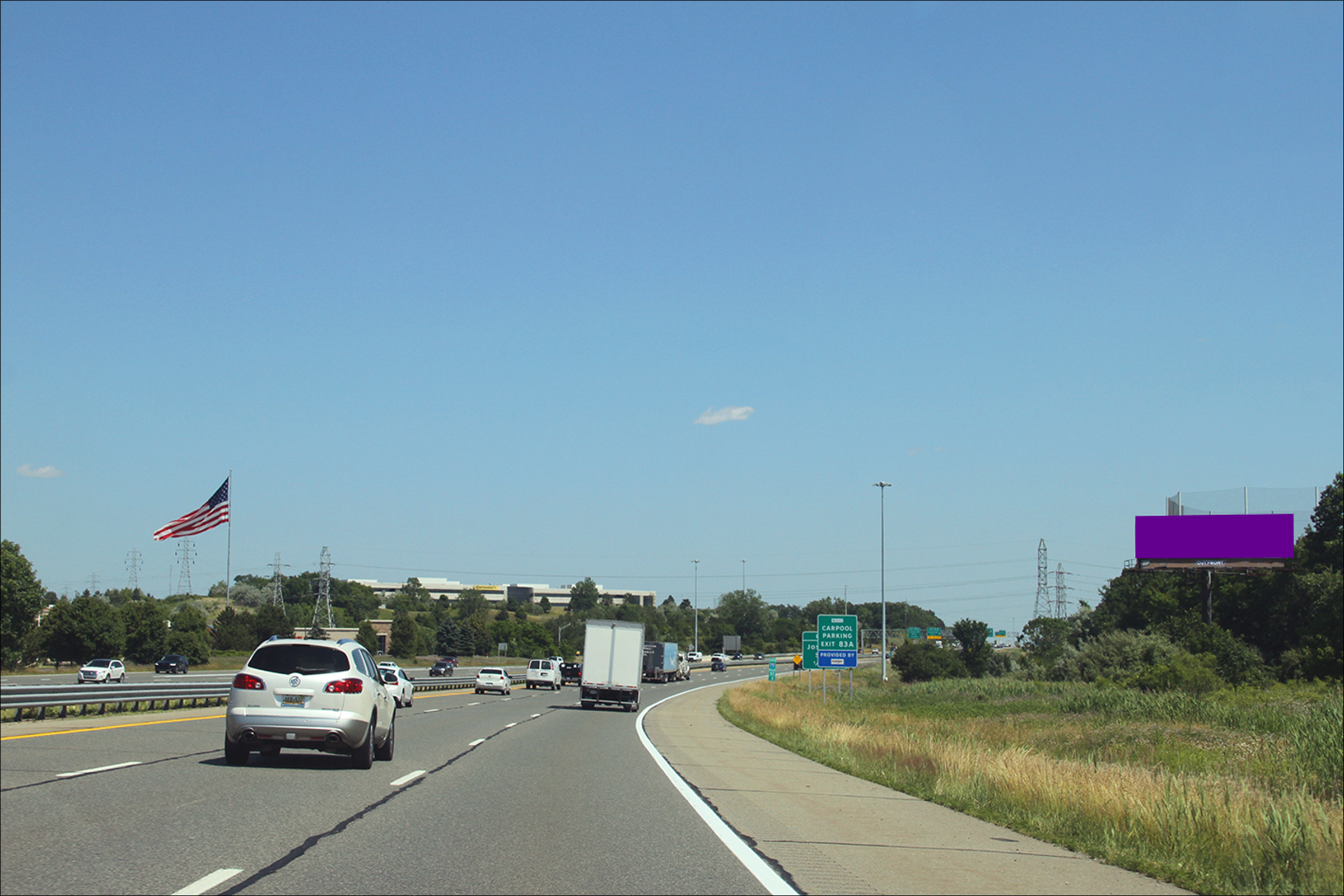 N. I-75 Fwy .9 mi S/O Baldwin Rd W/S