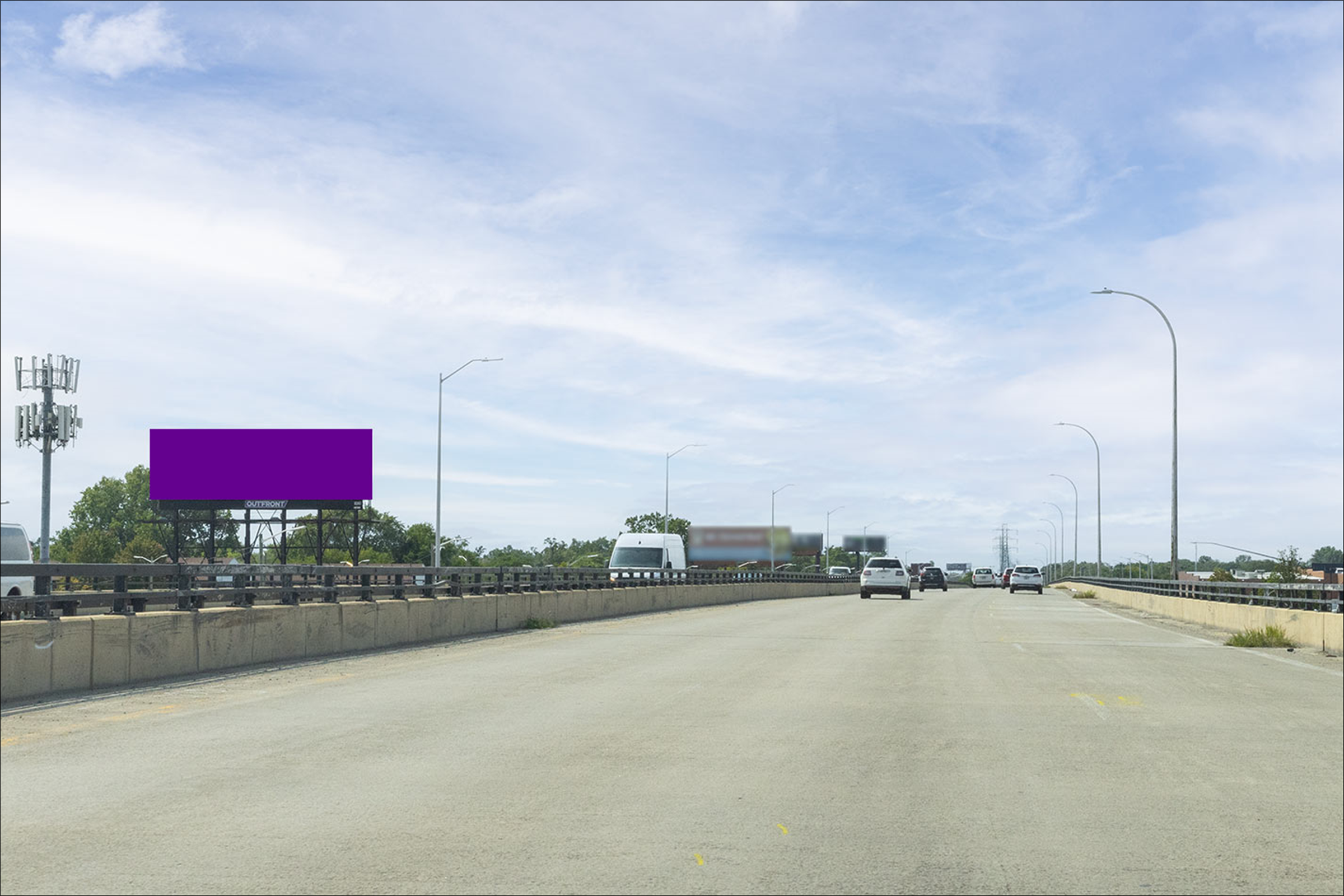W. Eight Mile Rd E/O Lodge Fwy S/S