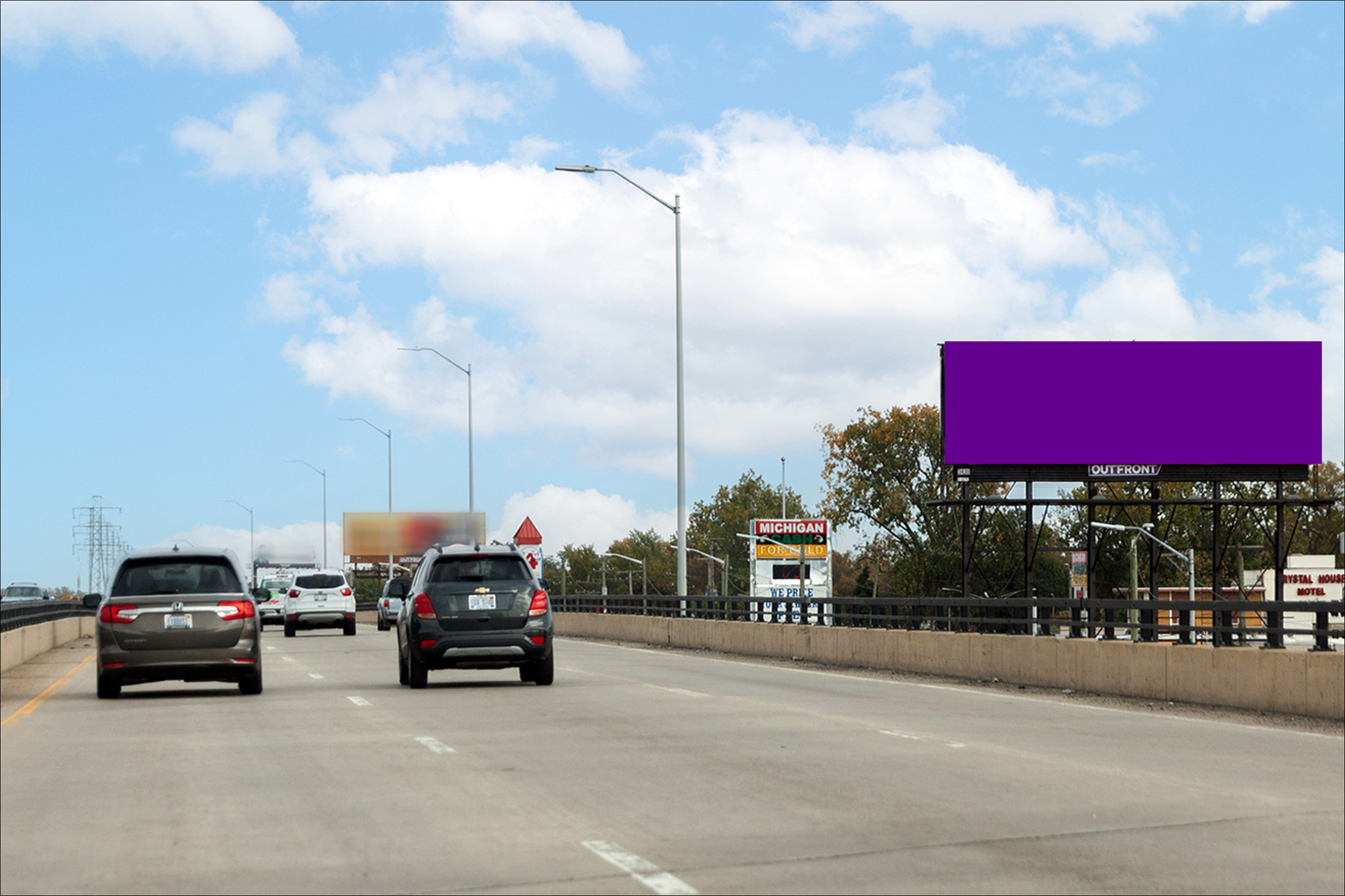 W. Eight Mile Rd E/O Lodge Fwy S/S