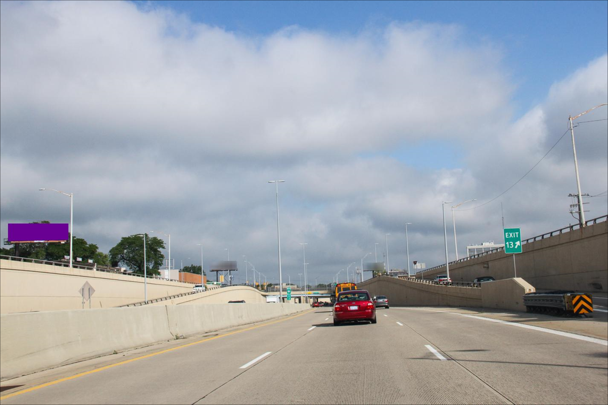 Lodge Fwy. 700' S/O Greenfield Rd. W/S