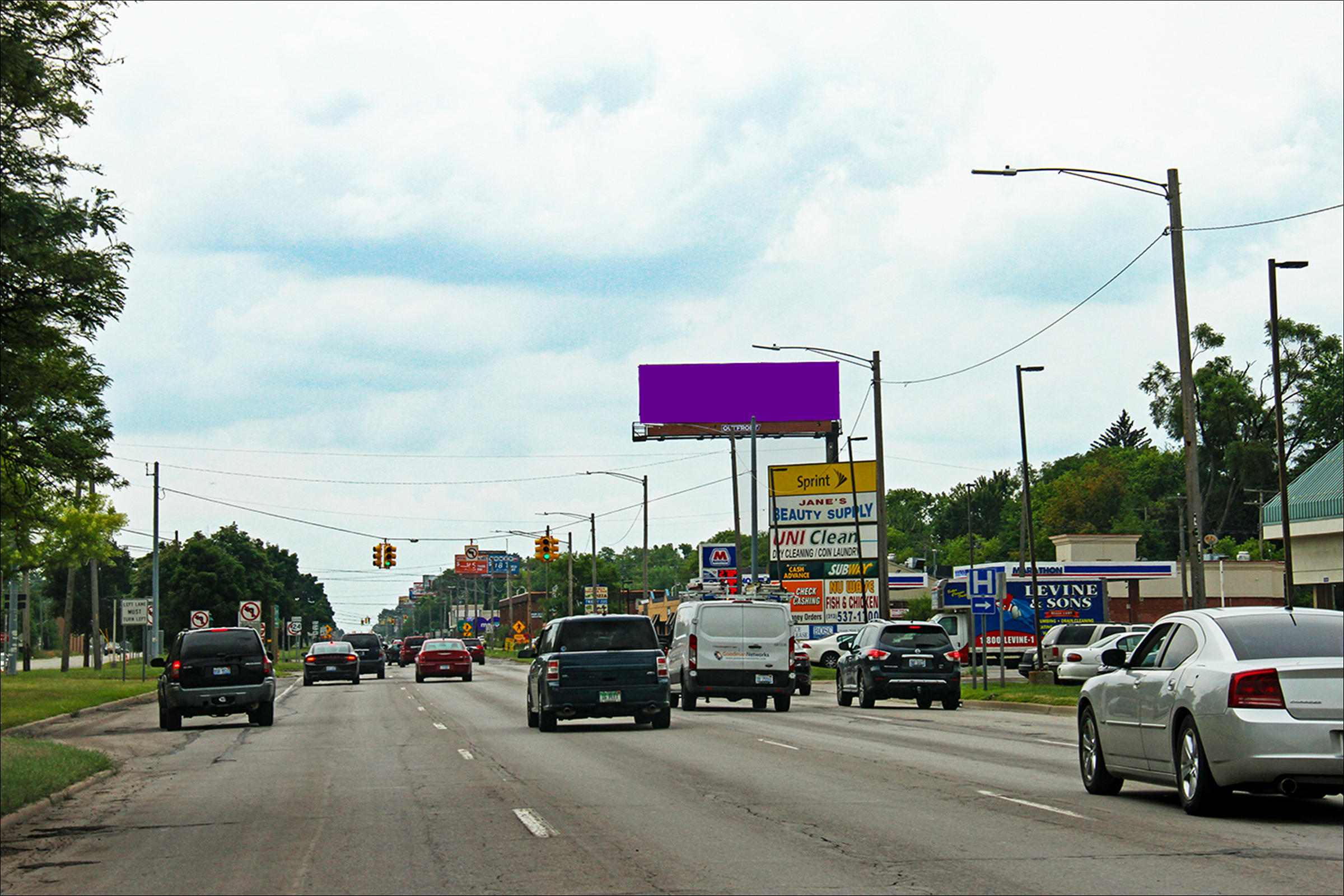 Telegraph Rd. 250' S/O Seven Mile Rd. W/S
