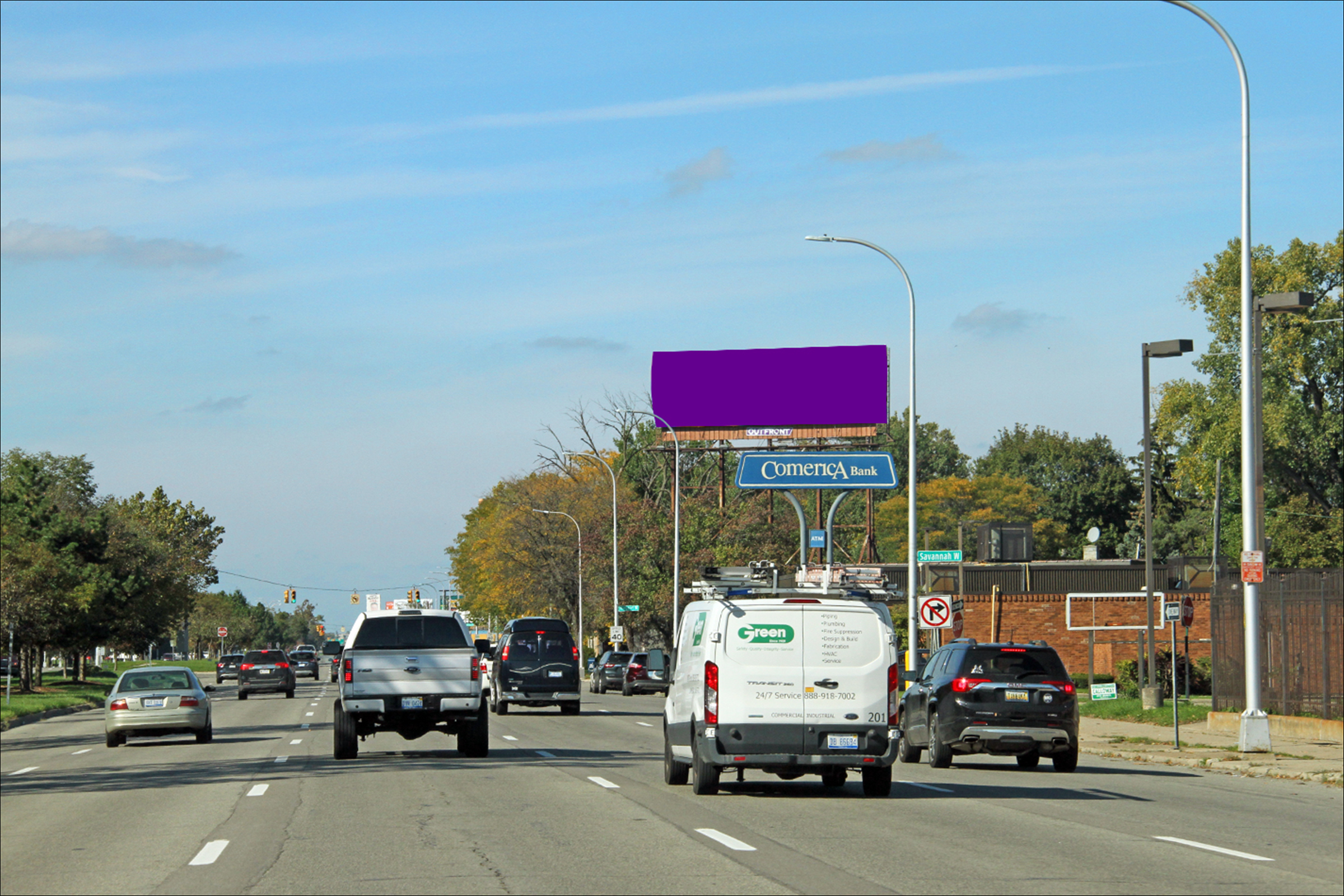 Woodward Ave S/O W. Seven Mile Rd E/S
