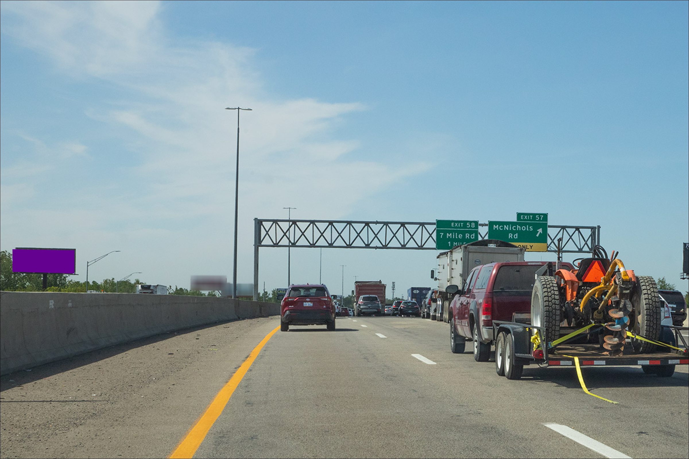 N. I-75 Fwy S/O E. McNichols Rd W/S