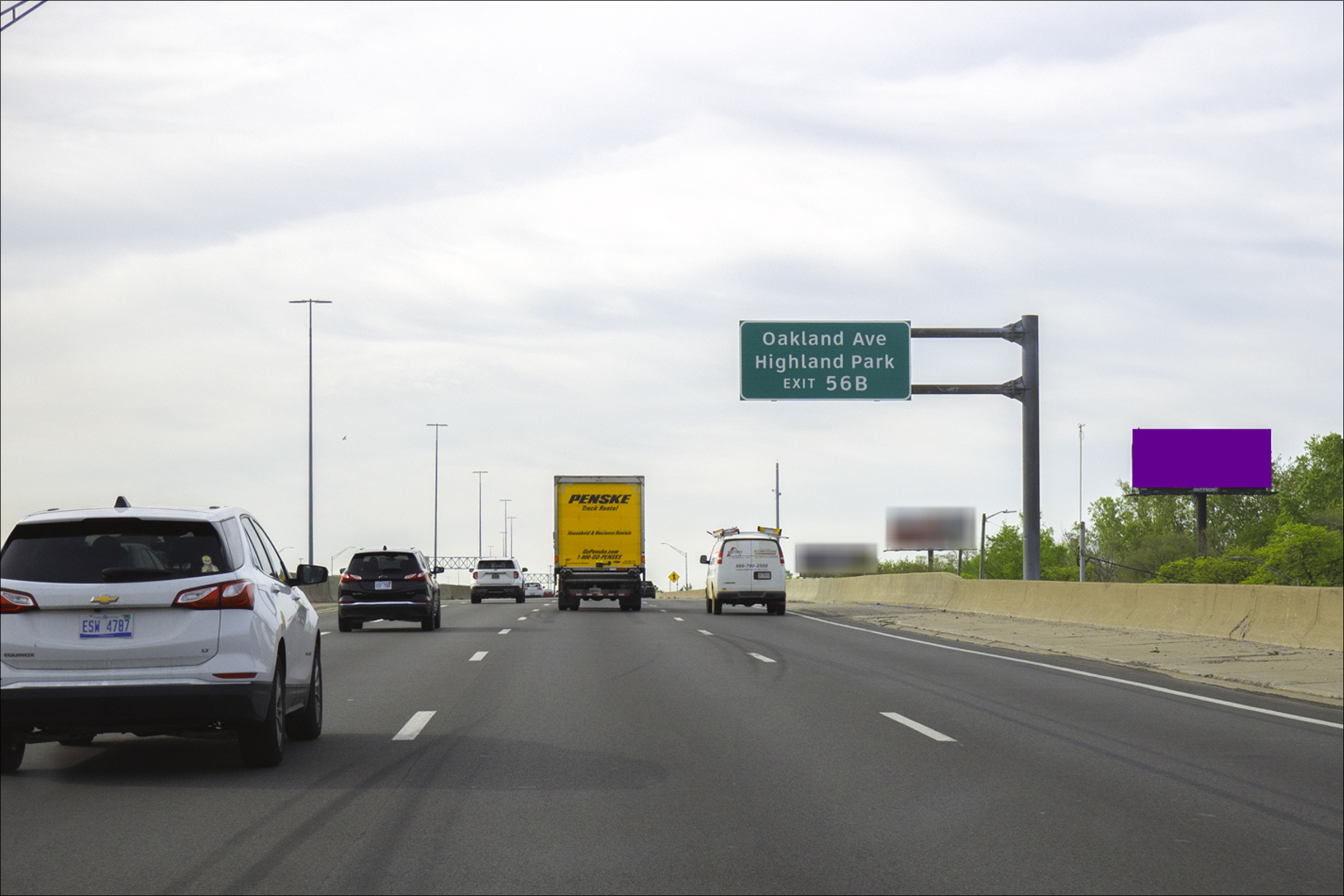 N. I-75 Fwy S/O E. McNichols Rd W/S