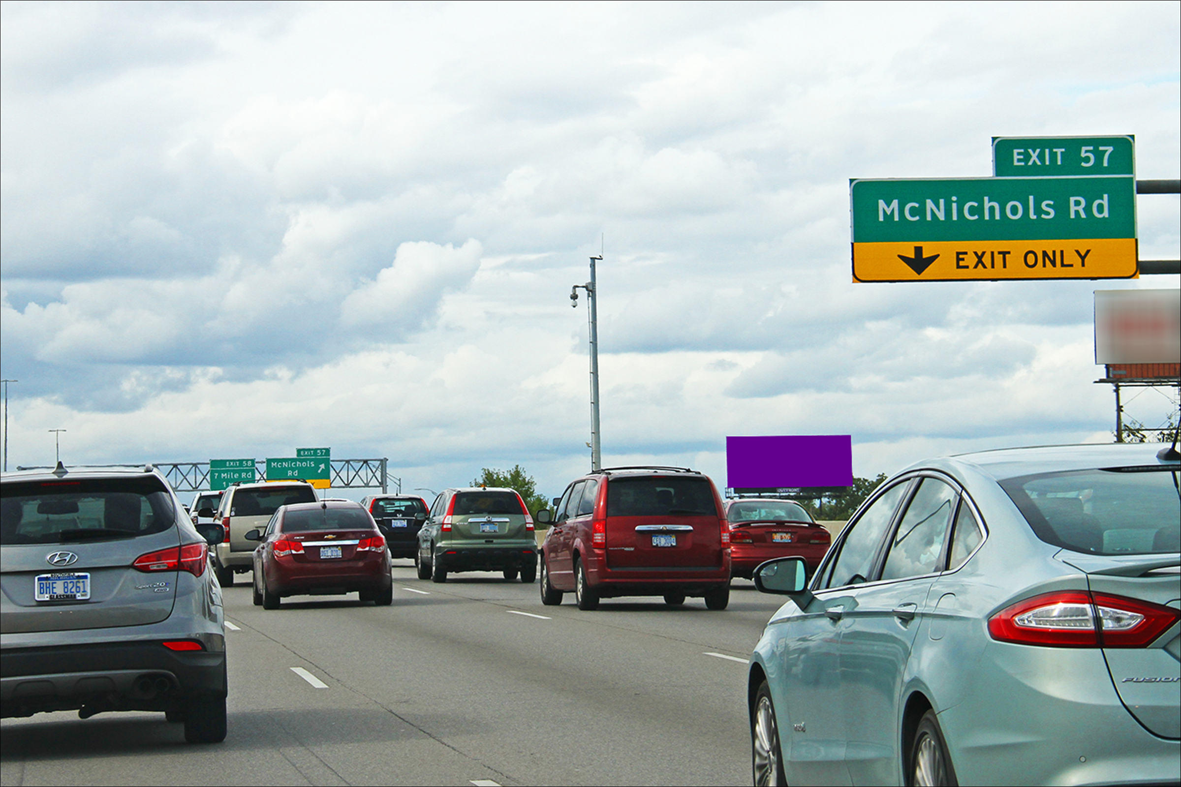 N. I-75 Fwy S/O E. McNichols Rd E/S