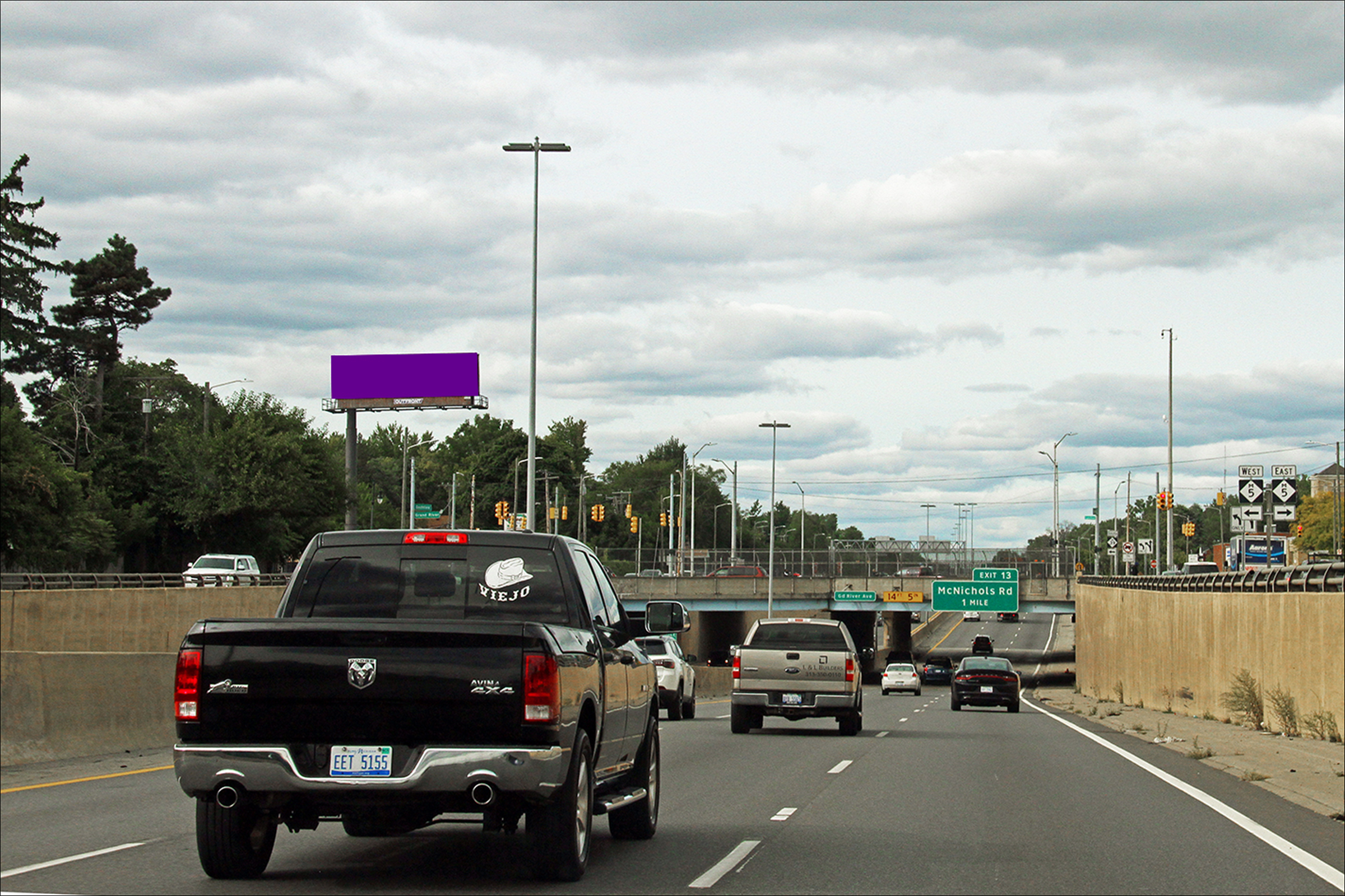 Southfield Fwy (M-39) N/O Grand River Ave W/S