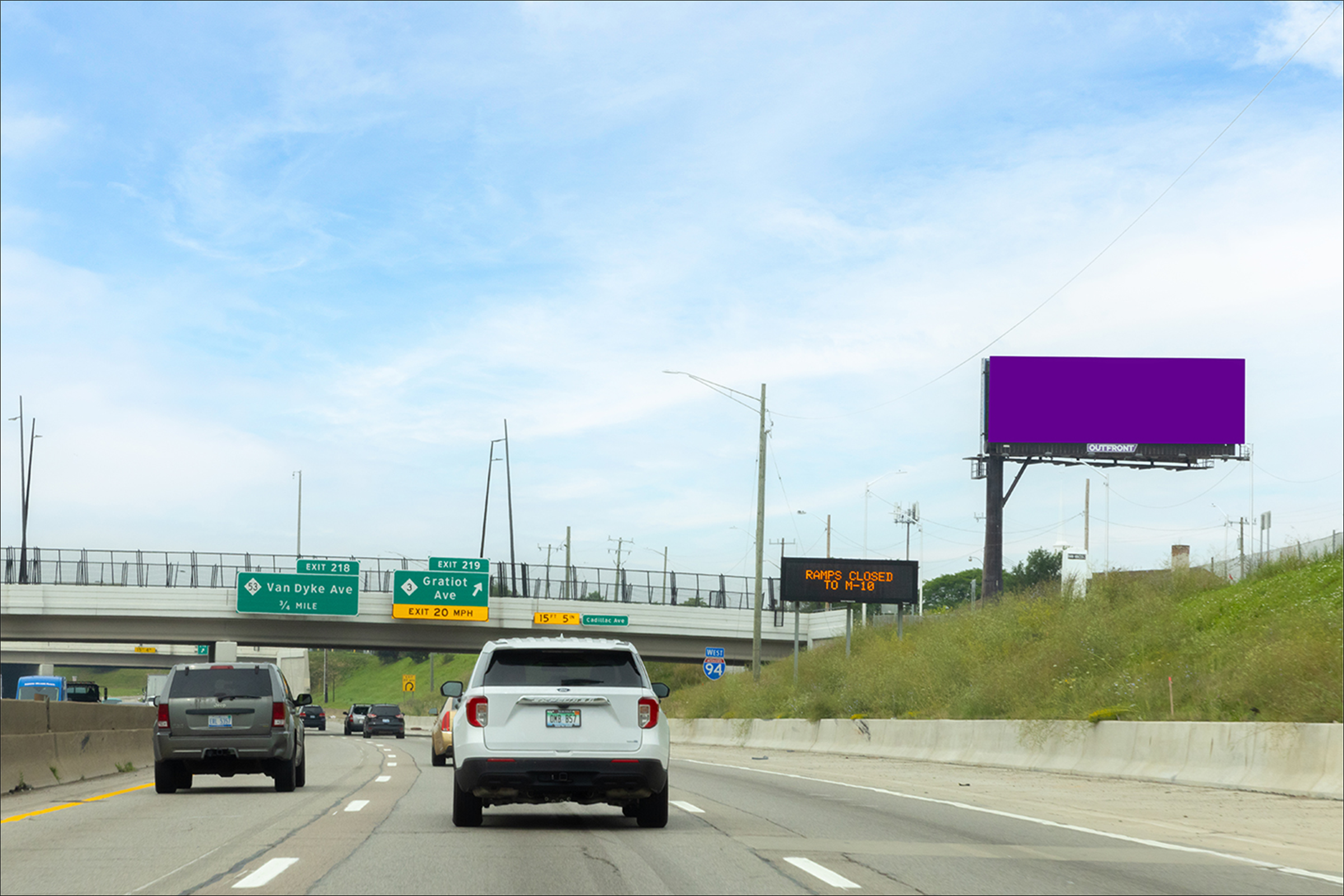 E. I-94 Fwy W/O Cadillac Ave N/S