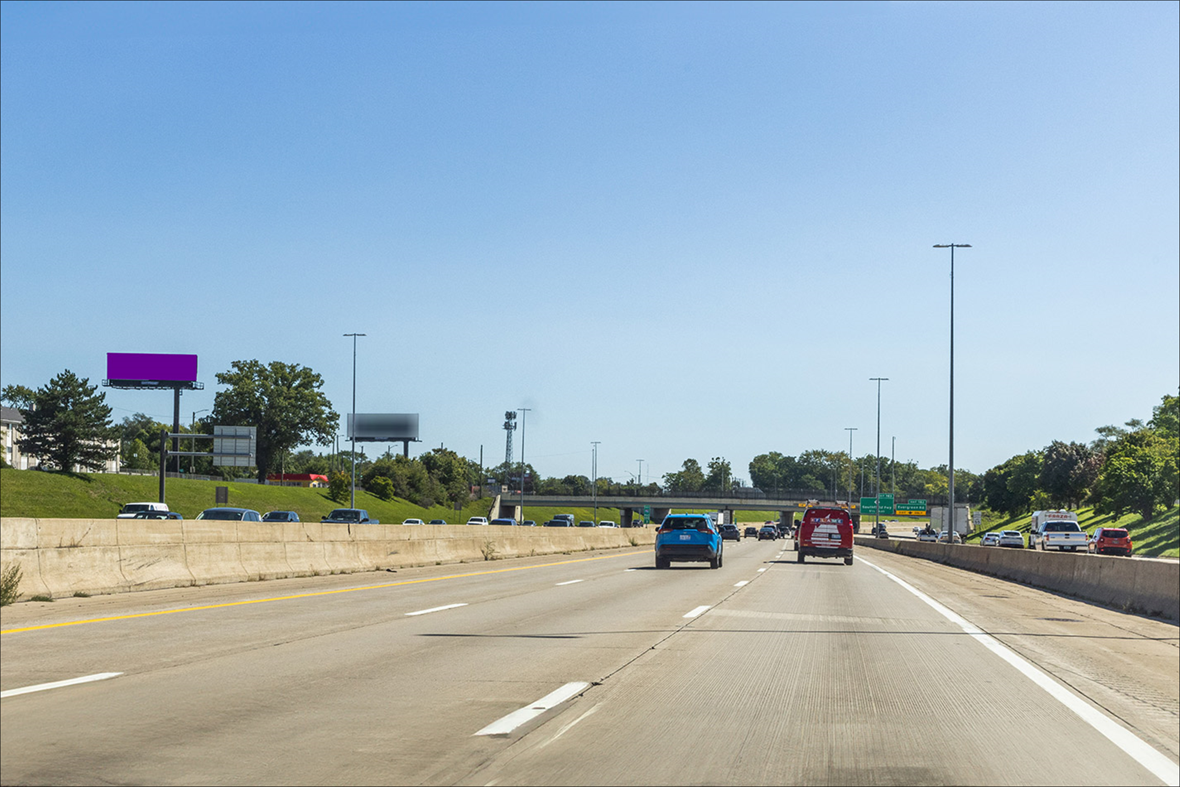 I-96 Fwy .5 mi W/O Evergreen N/S