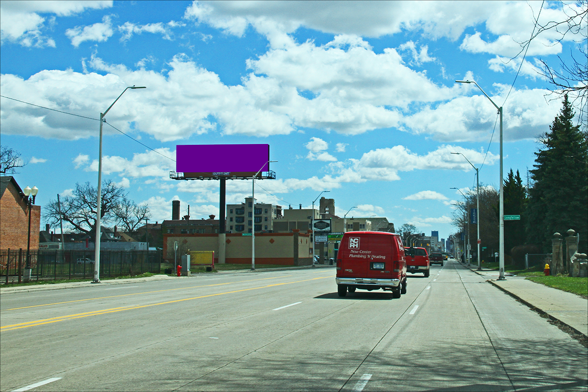 Woodward Ave S/O Chicago Blvd E/S