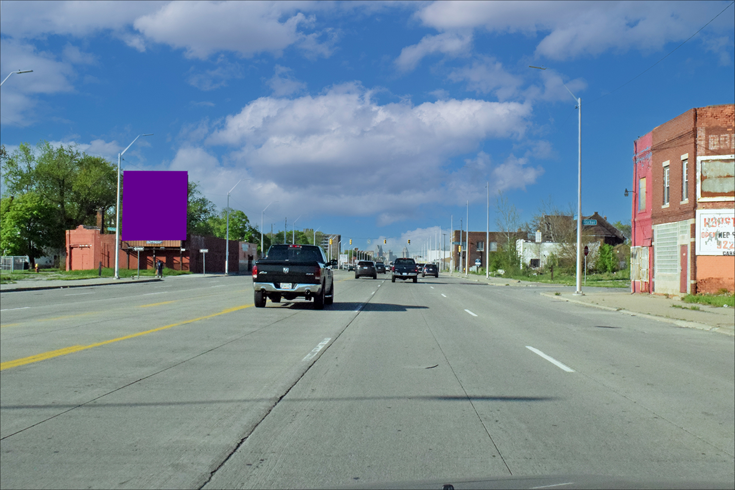 Gratiot Ave S/O Fischer St E/S