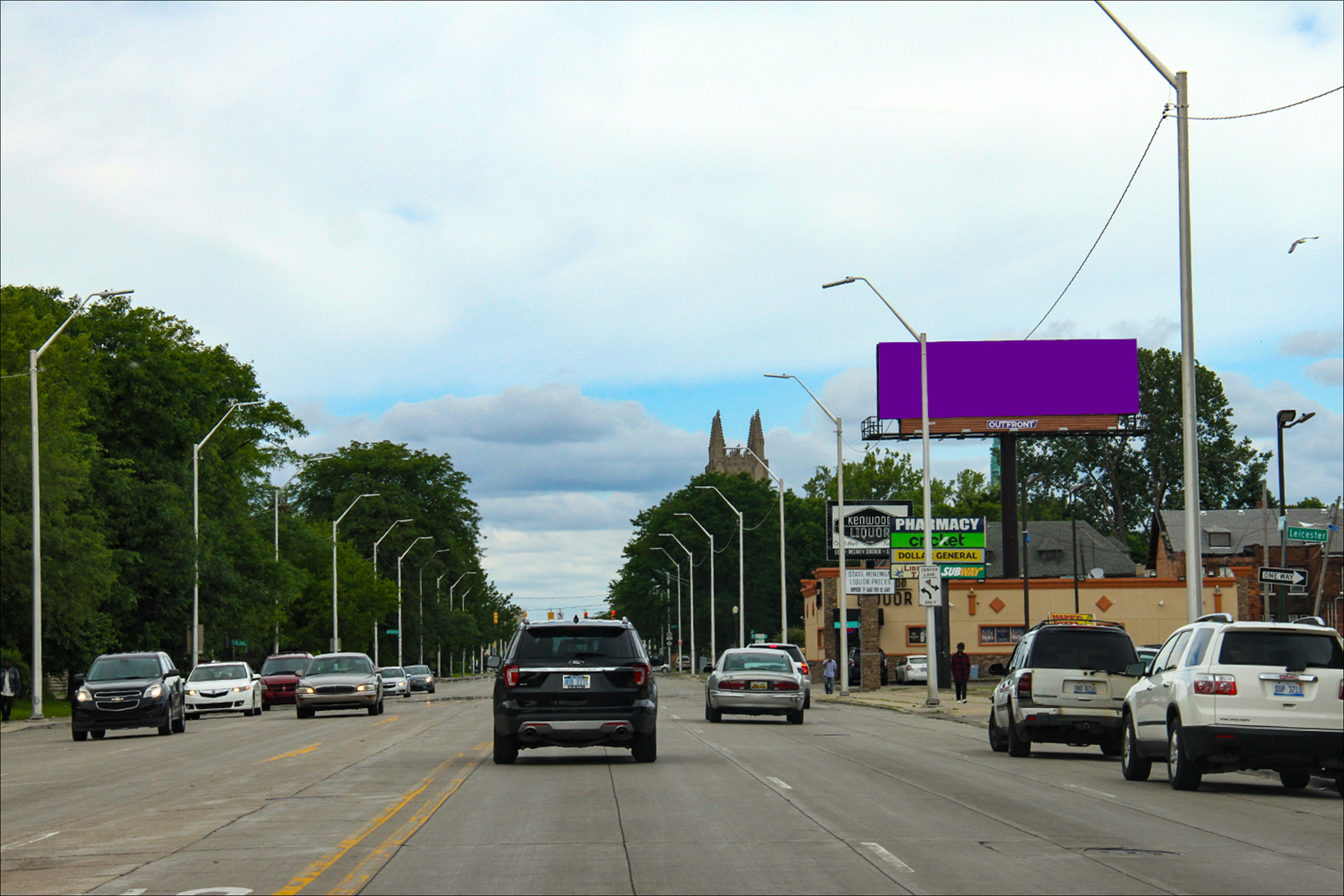 Woodward Ave S/O Chicago Blvd E/S