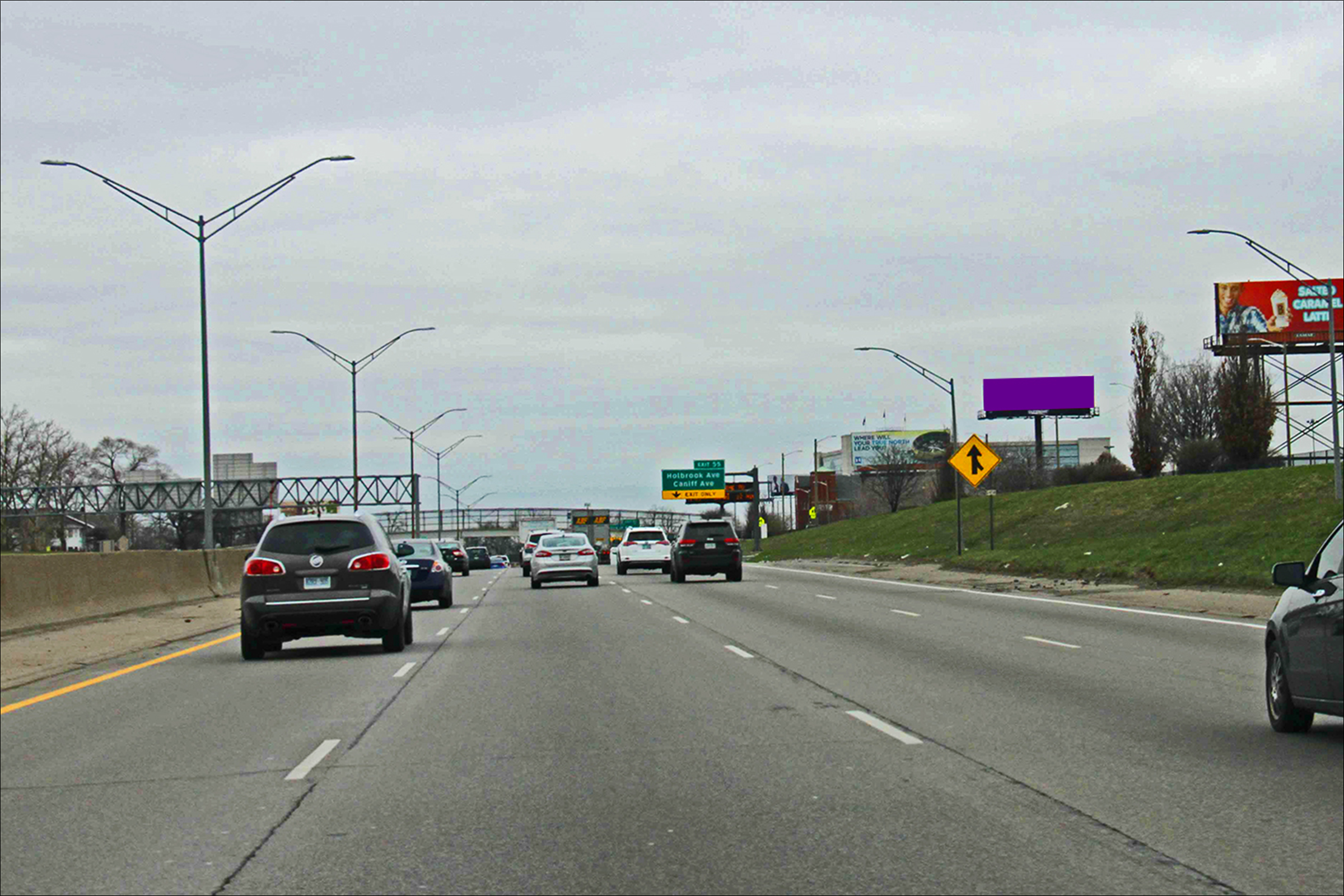 N. I-75 Fwy .3 mi S/O Holbrook Ave E/S