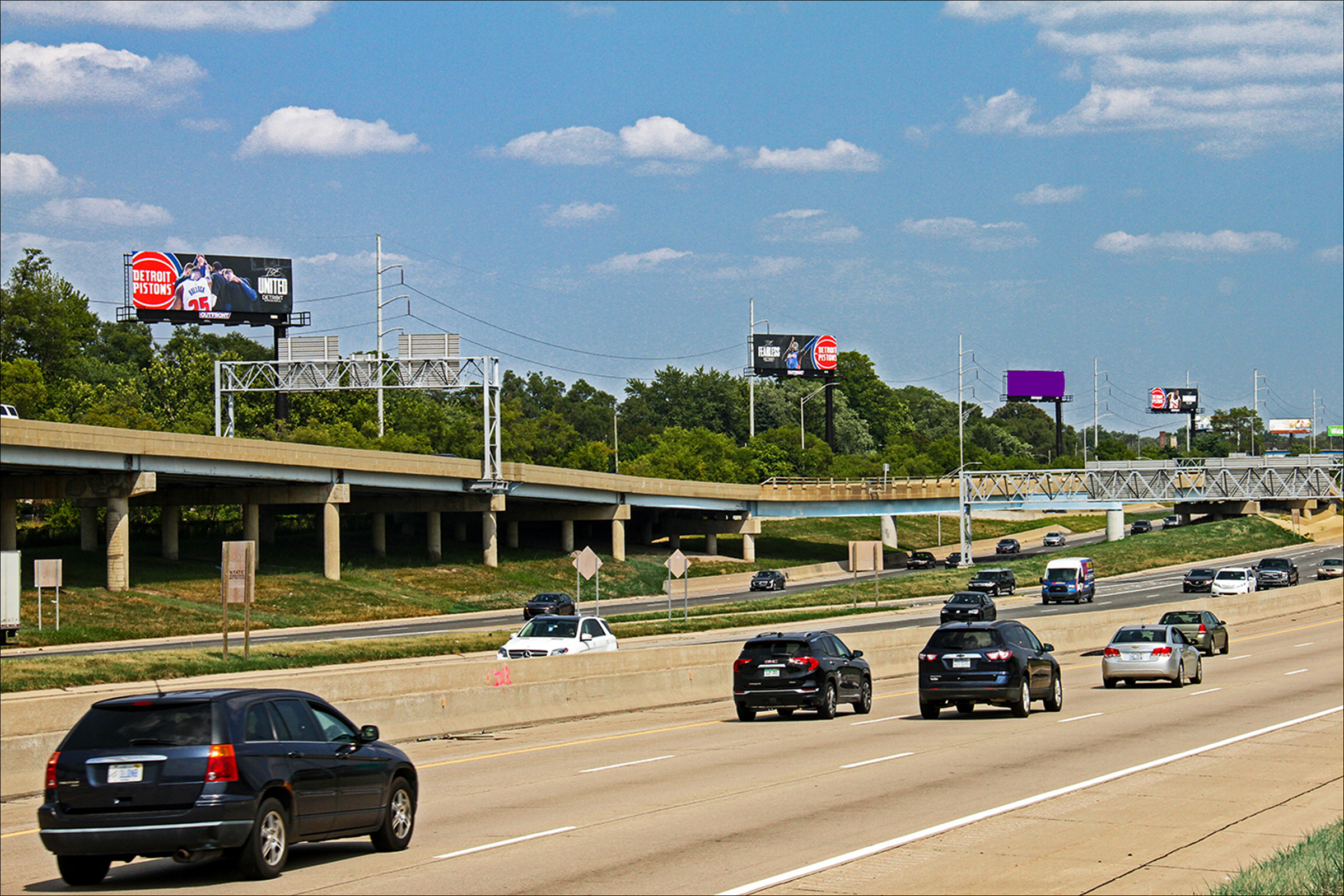The Big Four - I-96 Fwy .5 mi E/O Southfield N/S (3/4)