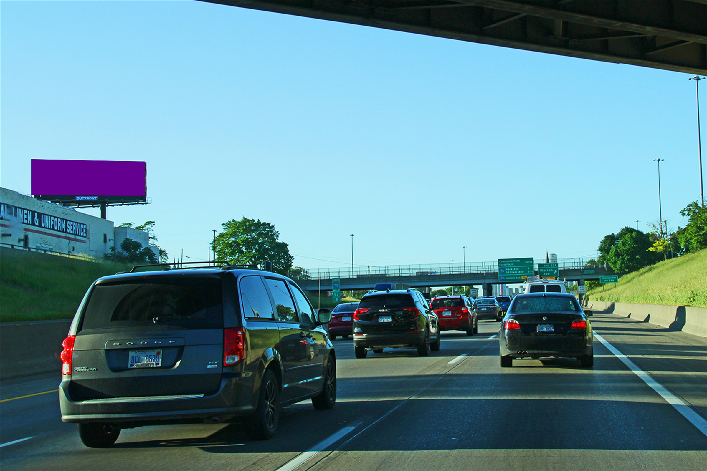 N. I-75 Fwy .3 mi S/O Warren Ave E/S