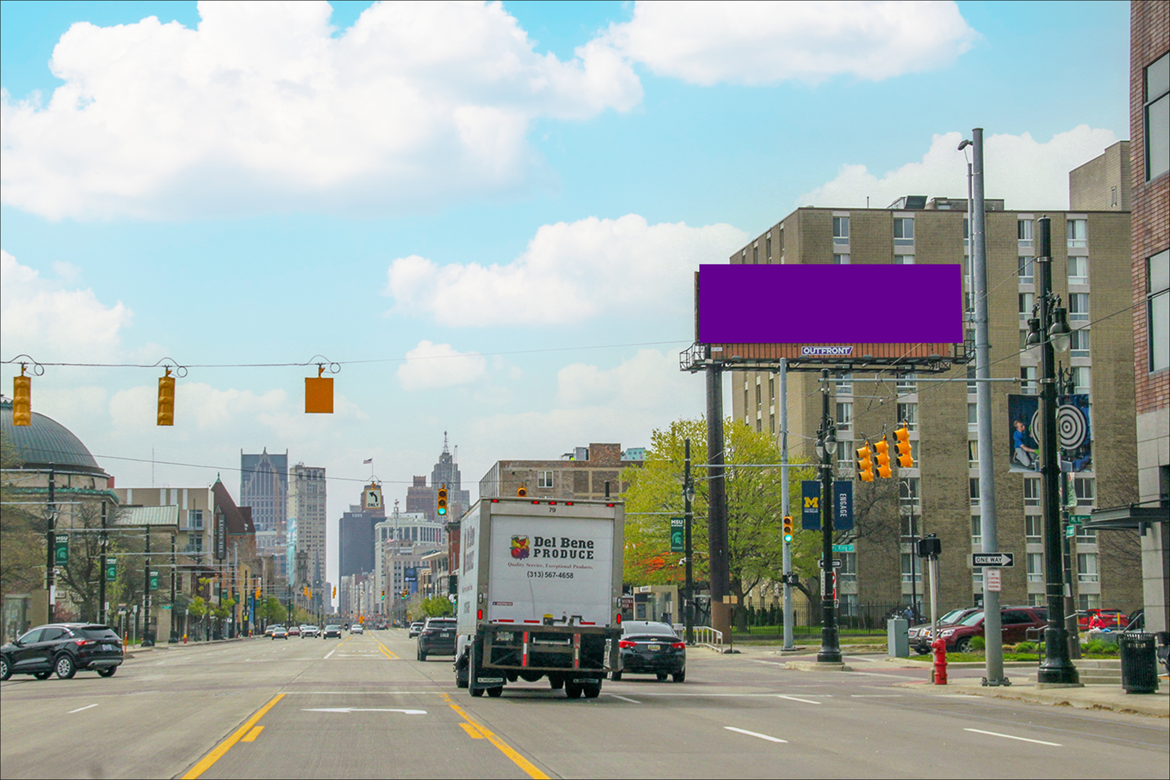 Woodward Ave S/O Mack Ave W/S