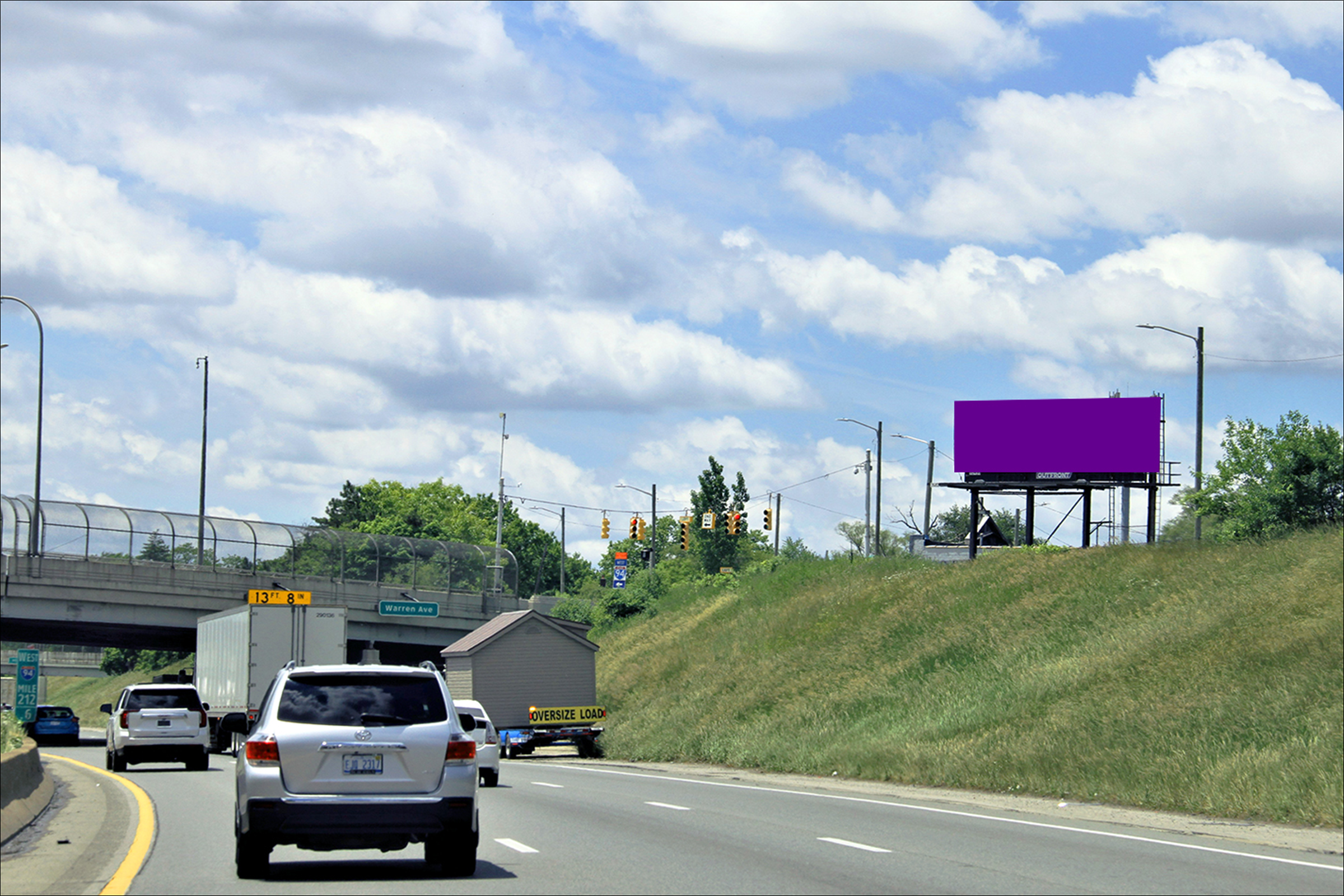 W. I-94 Fwy W/O Warren Ave N/S