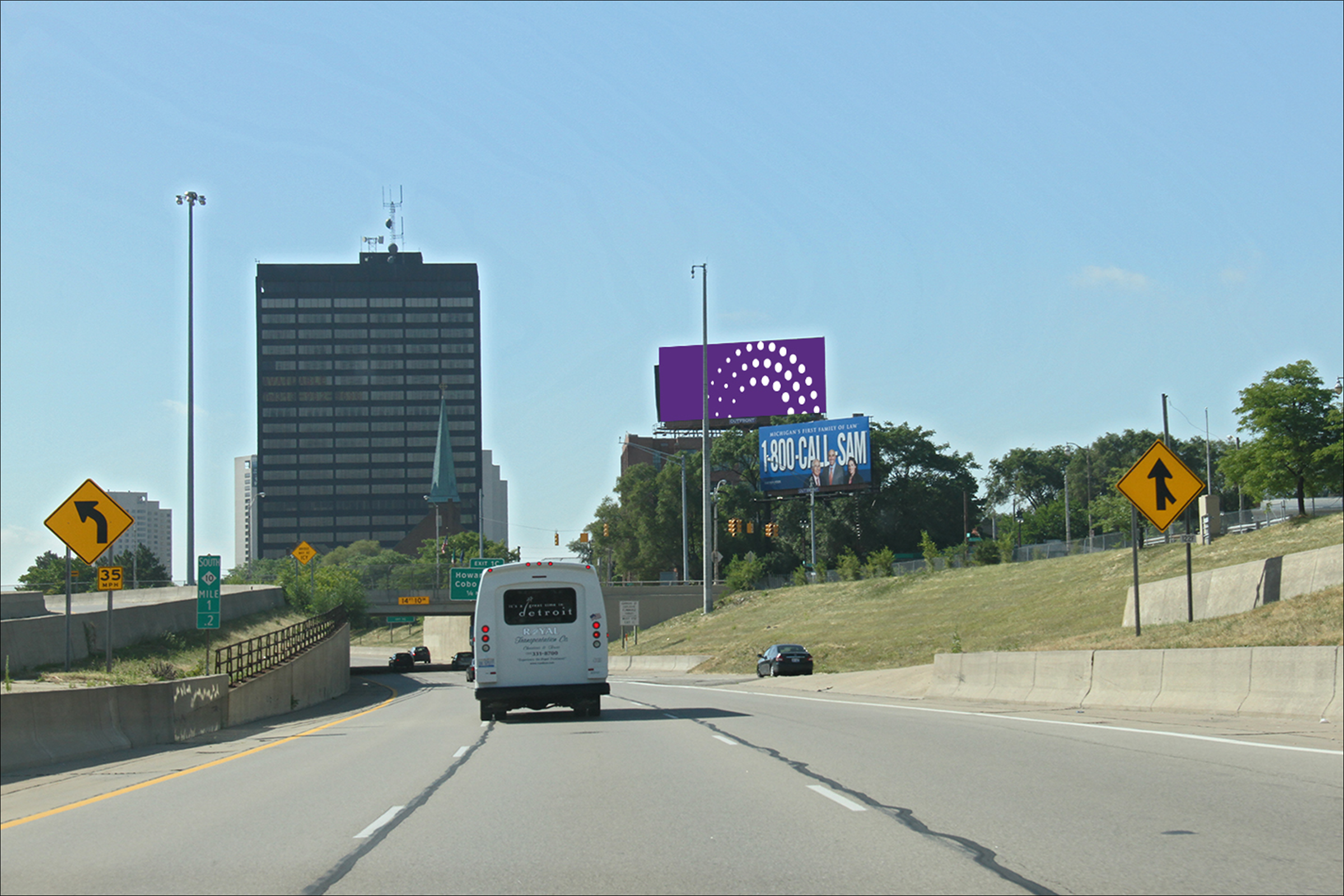 Lodge Fwy S/O Michigan Ave (US-12) W/S