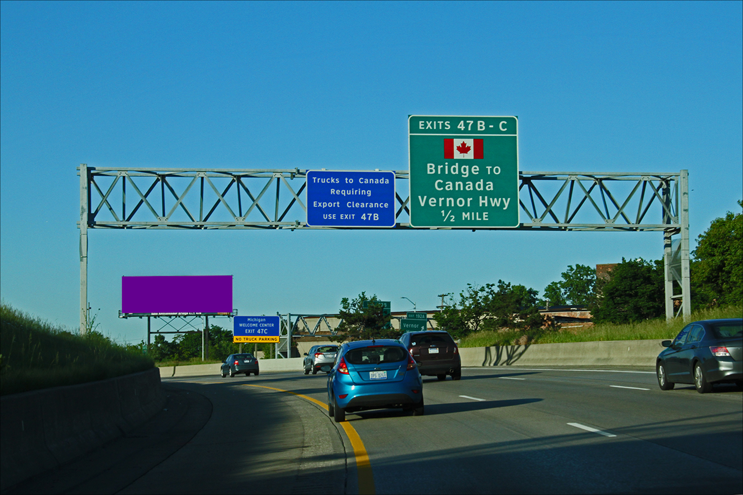 S. I-75 Fwy & I-96 Fwy W/S