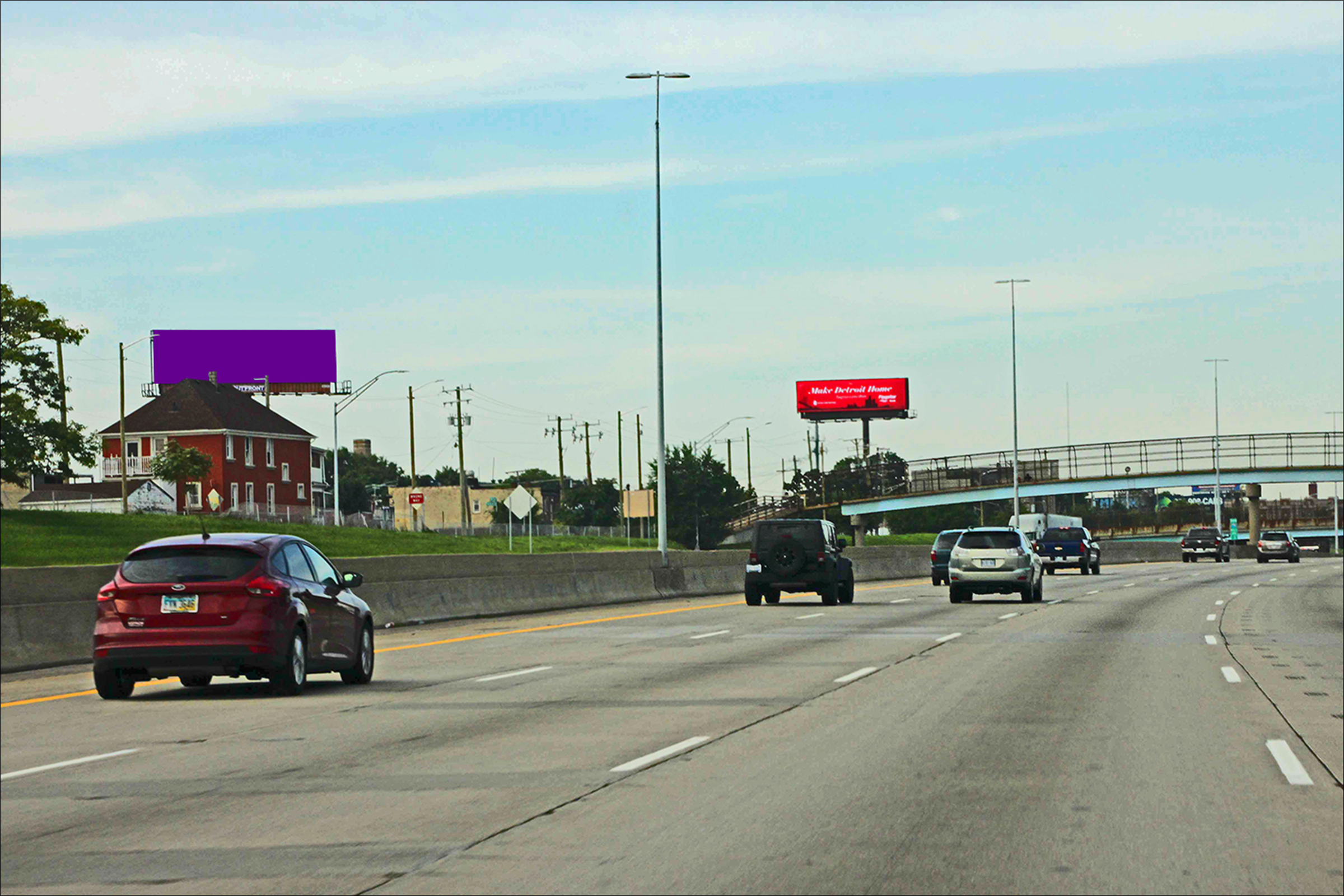 S. I-75 Fwy 900' S/O Livernois E/S