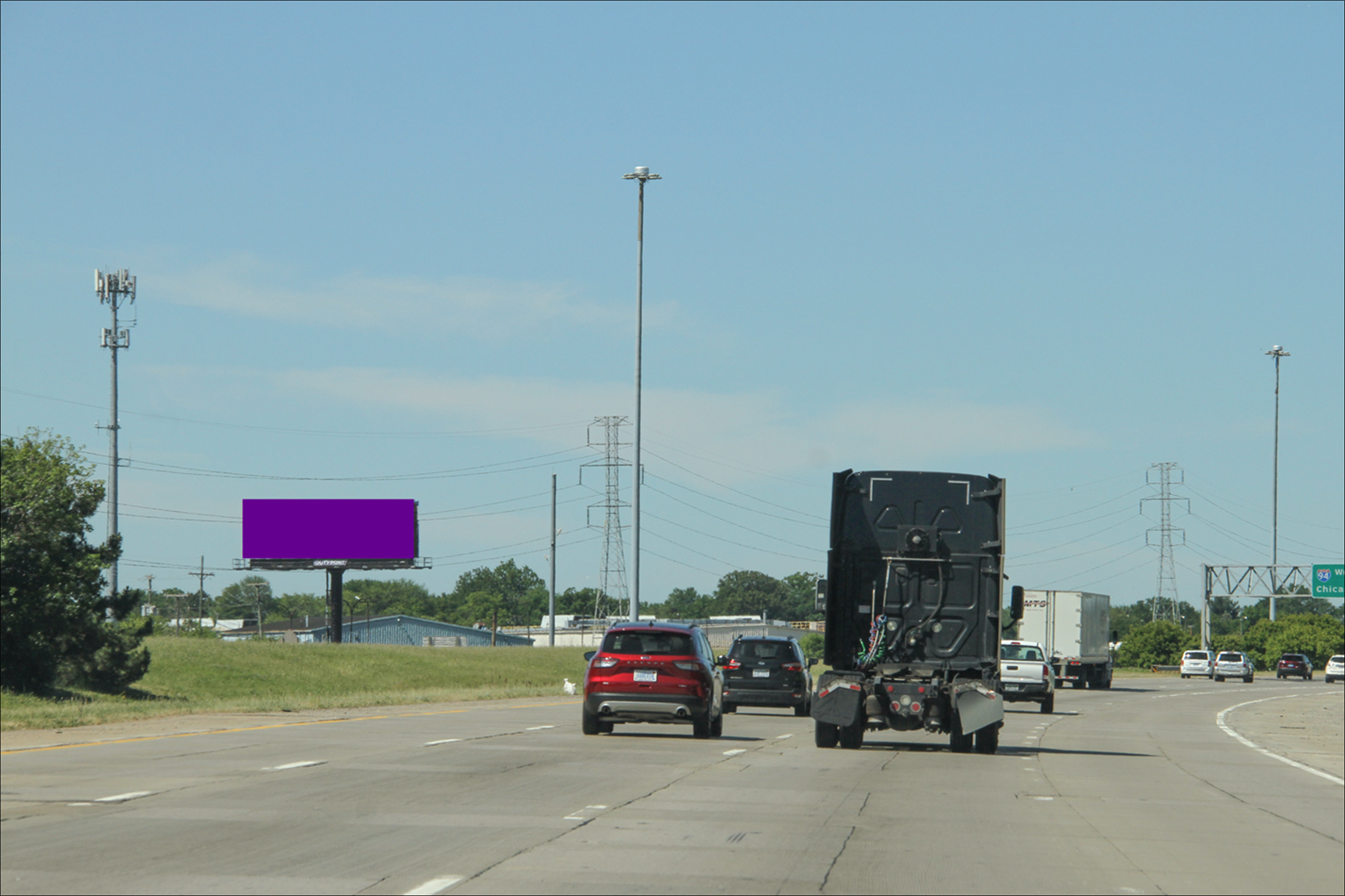 W. I-94 Fwy E/O Southfield Fwy S/S