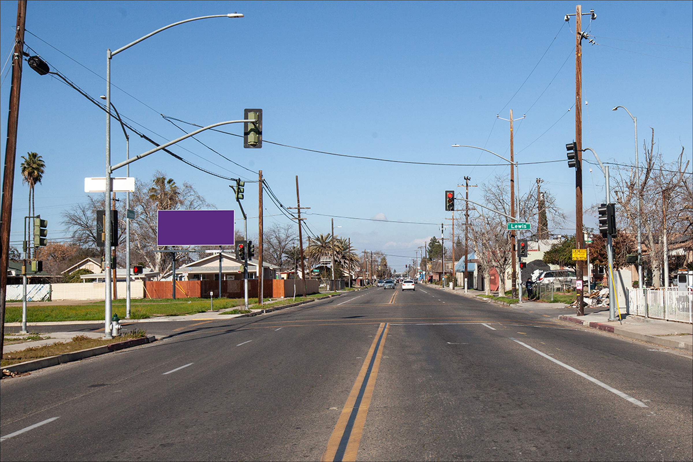 Fresno 125 ft N/O Lewis W/S
