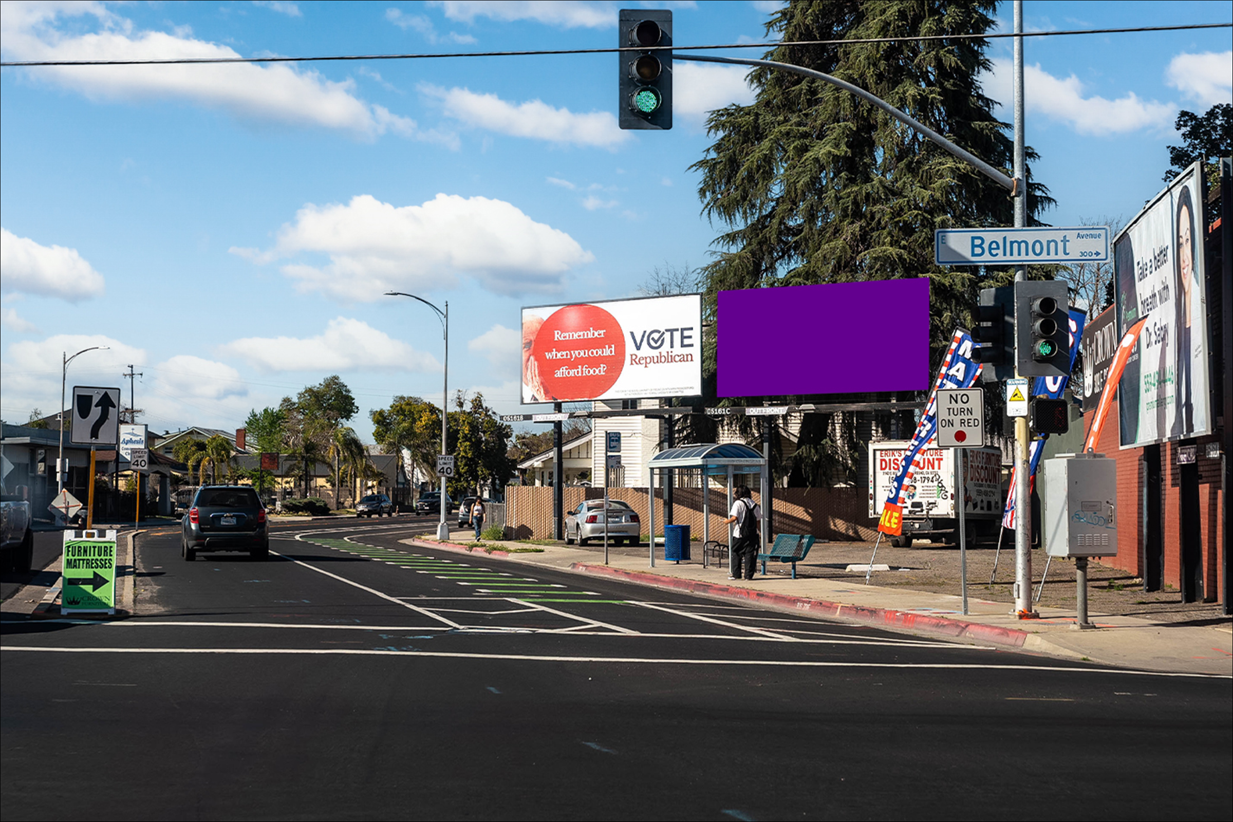 Palm & Belmont NE/S