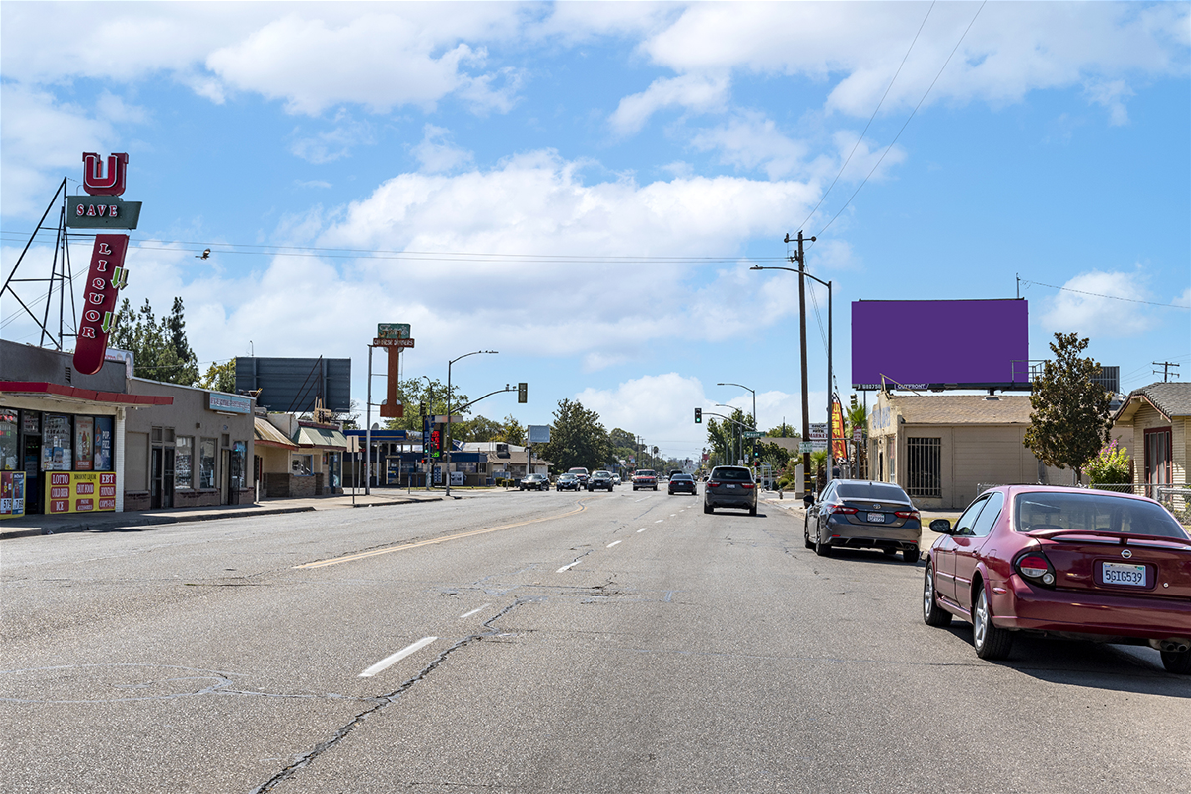 Tulare 110 ft E/O Maple N/S