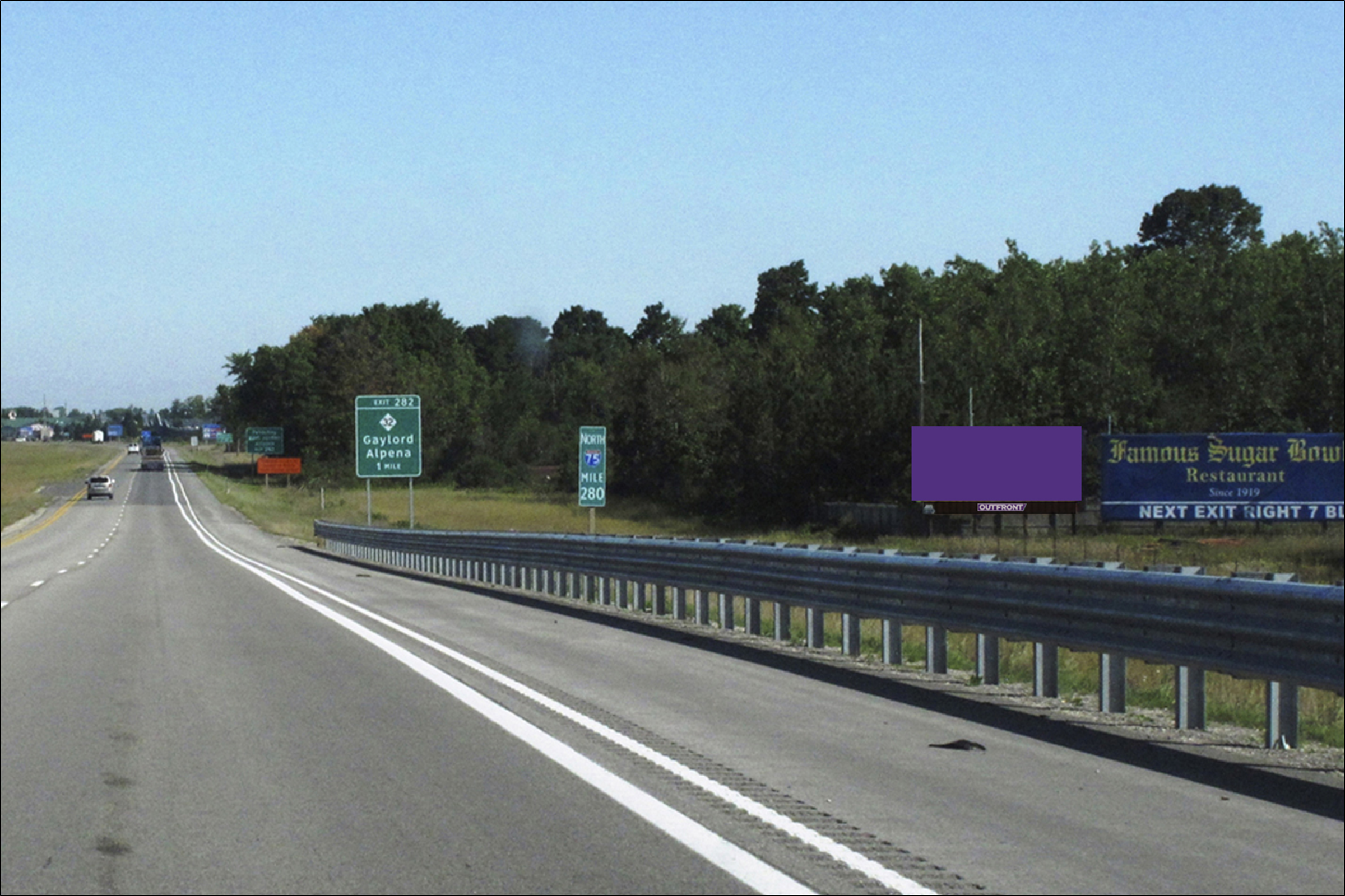 I-75 1.4 mi S/O M-32 ES