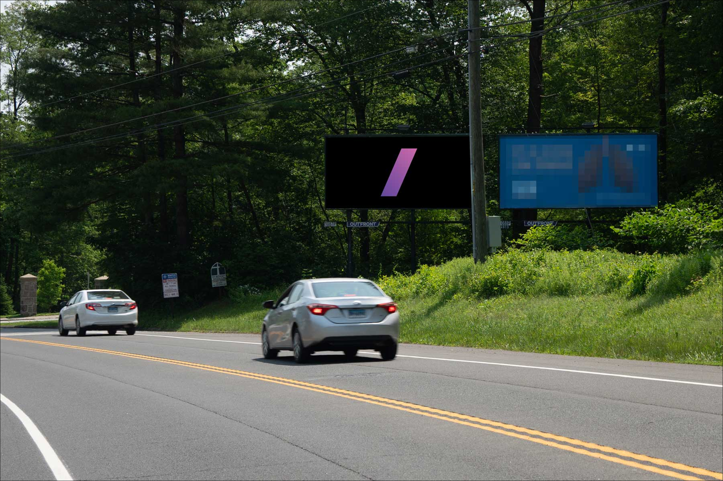 Rt 202 75 ft W/O Walnut St S/S