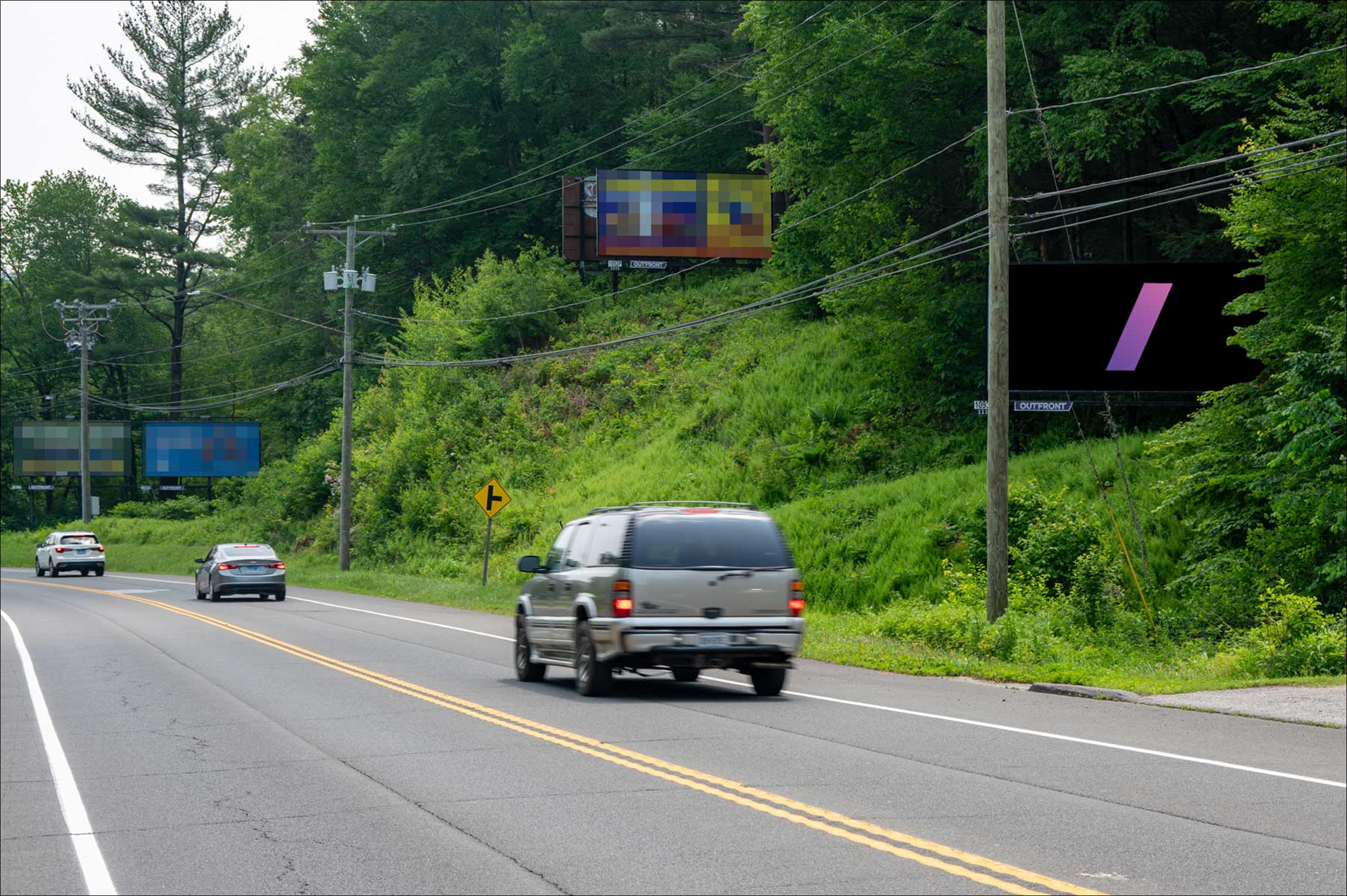 Rt 202 325 ft W/O Walnut St S/S