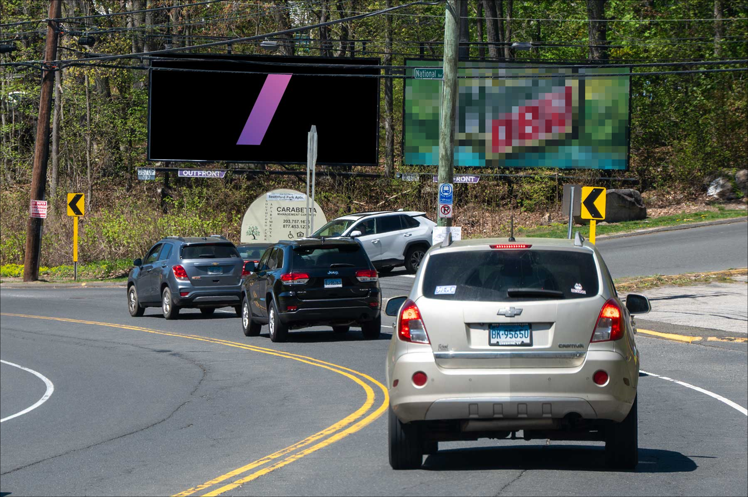 Meriden Rd & National St N/S
