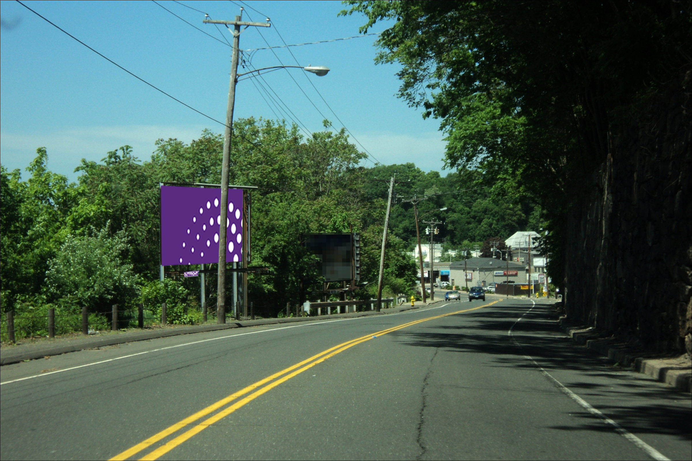 Main St 600 ft N/O Columbia St W/S