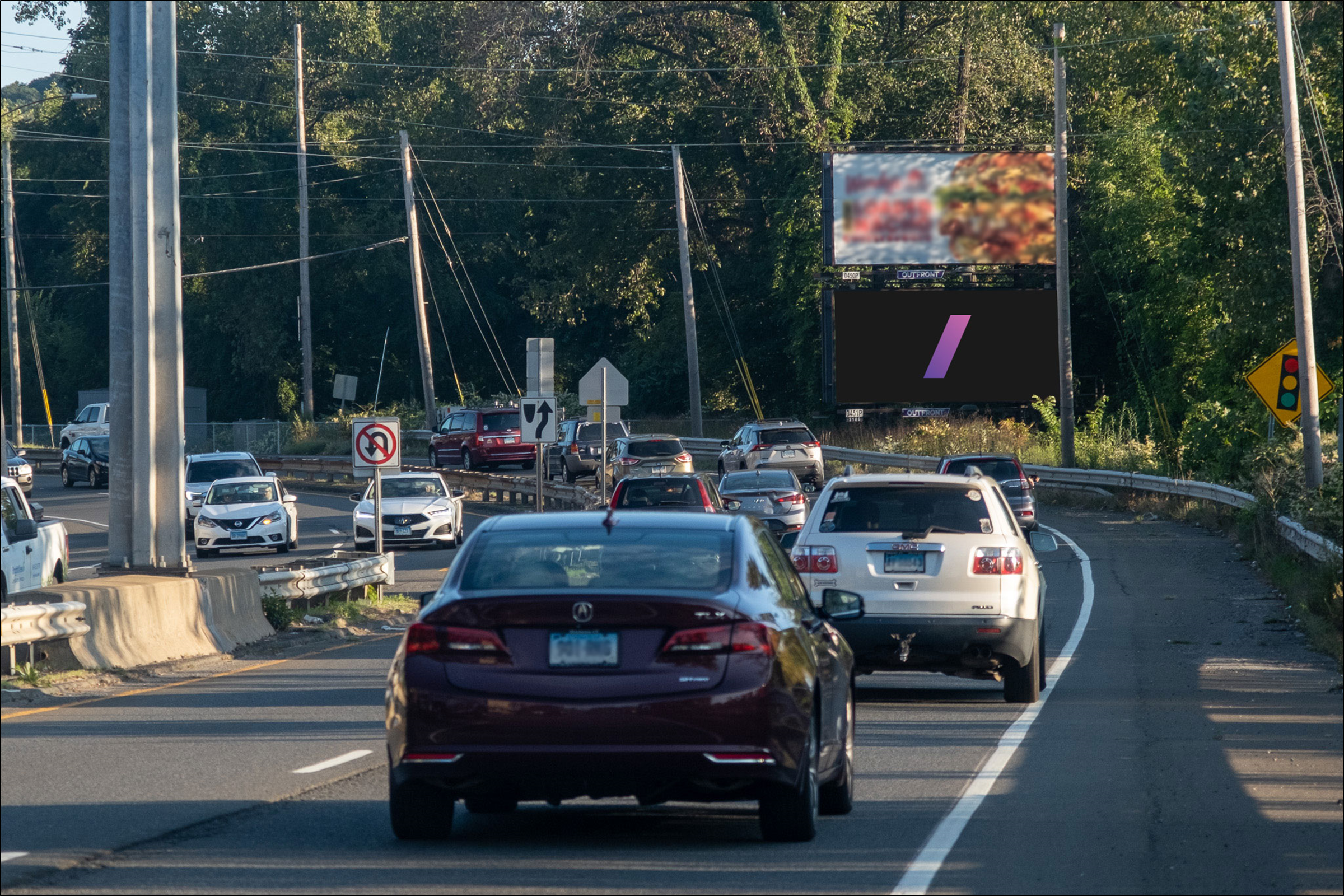 Rt 34 350 ft W/O Gilbert St S/S