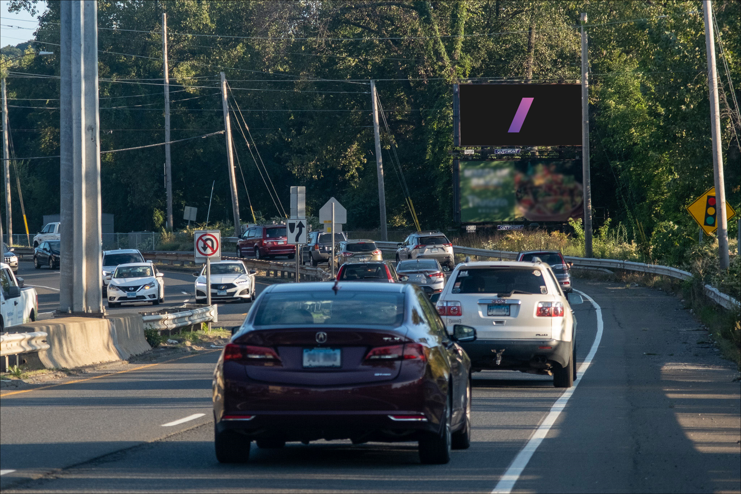 Rt 34 350 ft W/O Gilbert St S/S