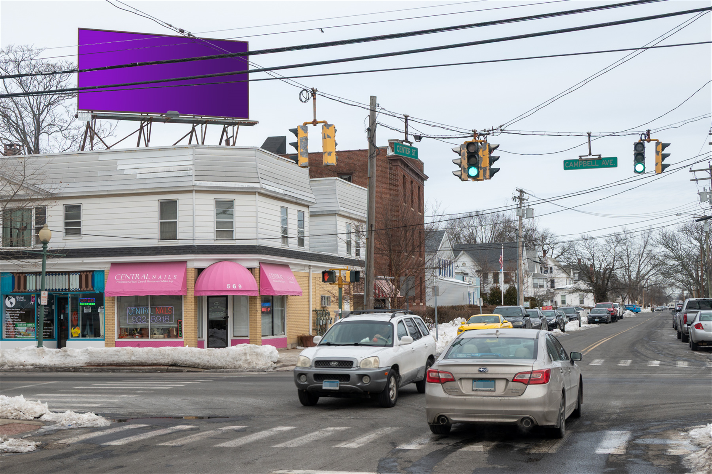 Campbell Ave & Center St (Roof) E/S