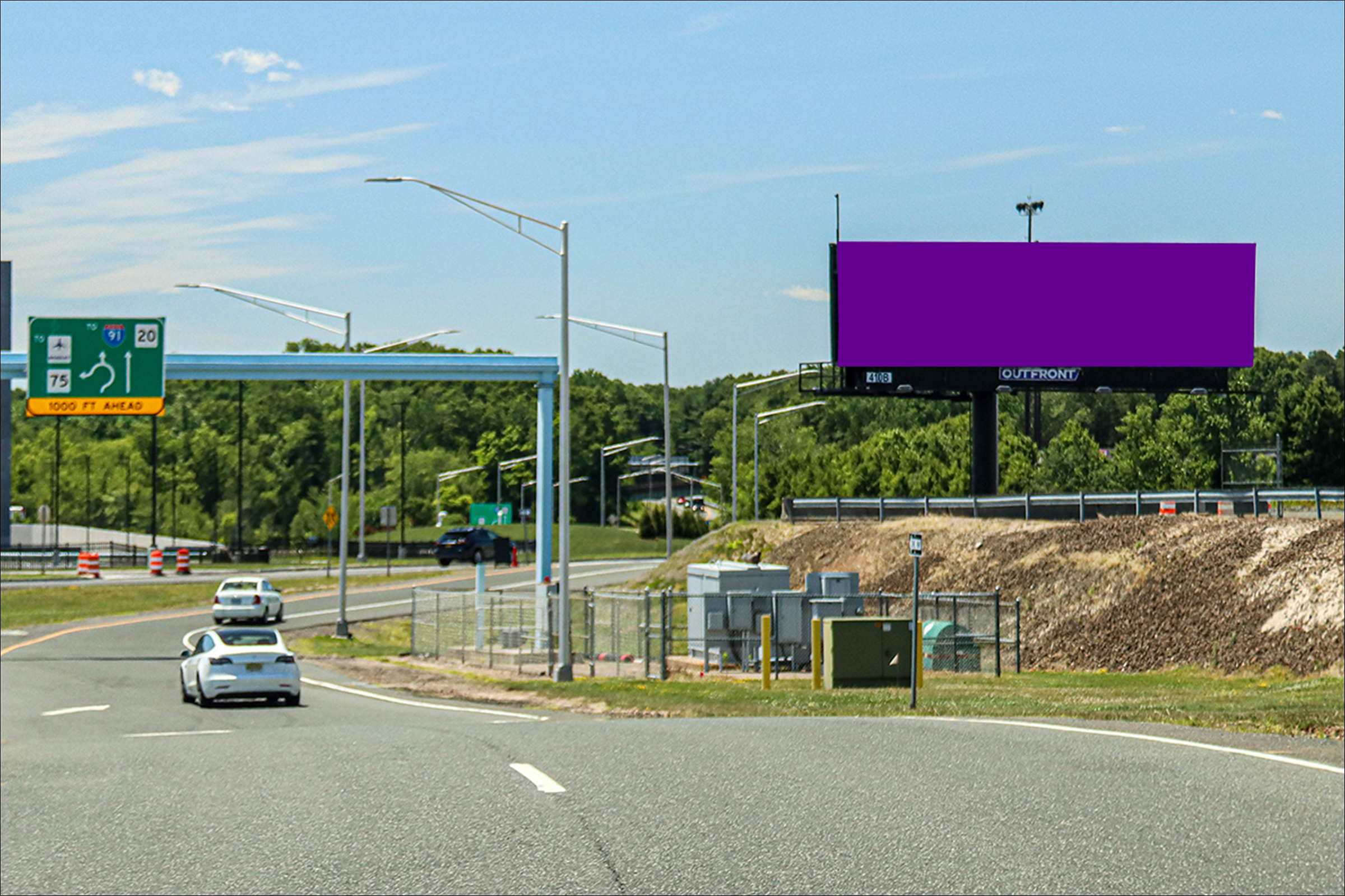 Rt 20 750 ft S/O Plaza Dr W/S