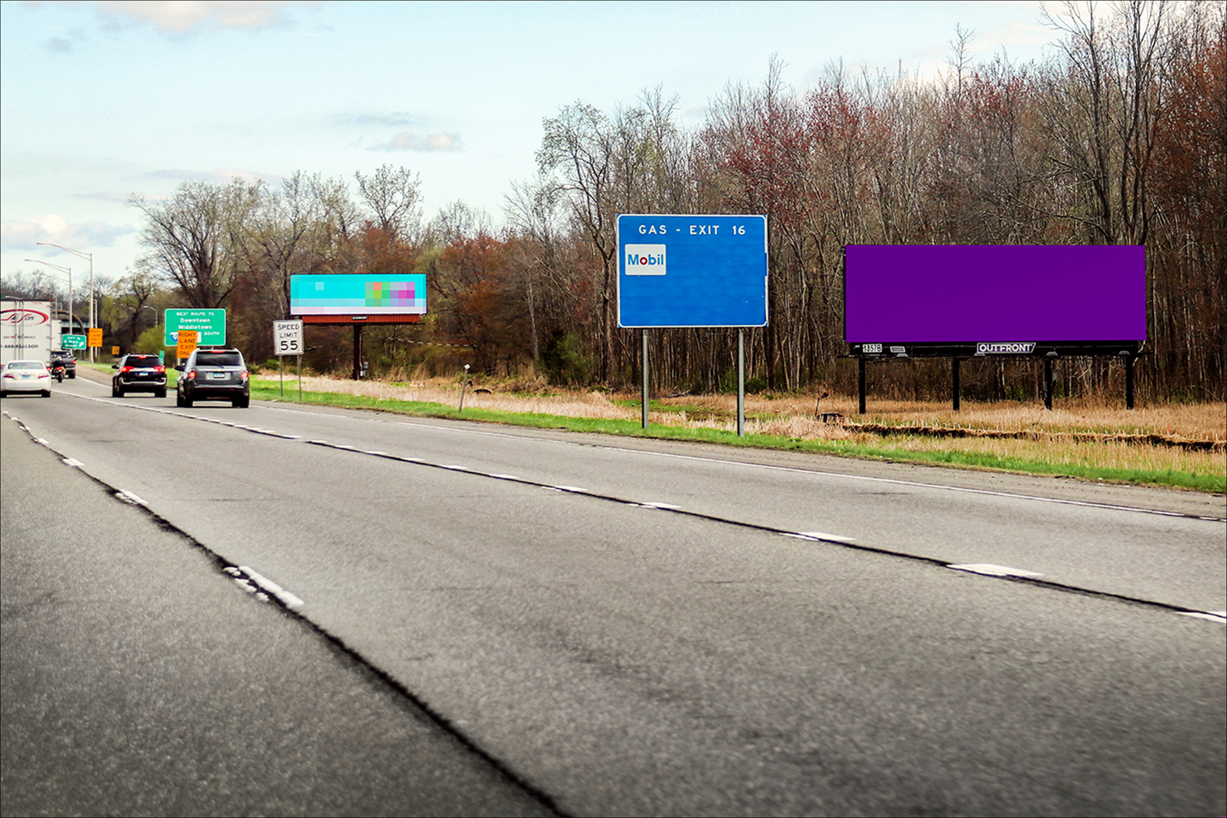 I-91 1,200 ft S/O Exit 16 E/S