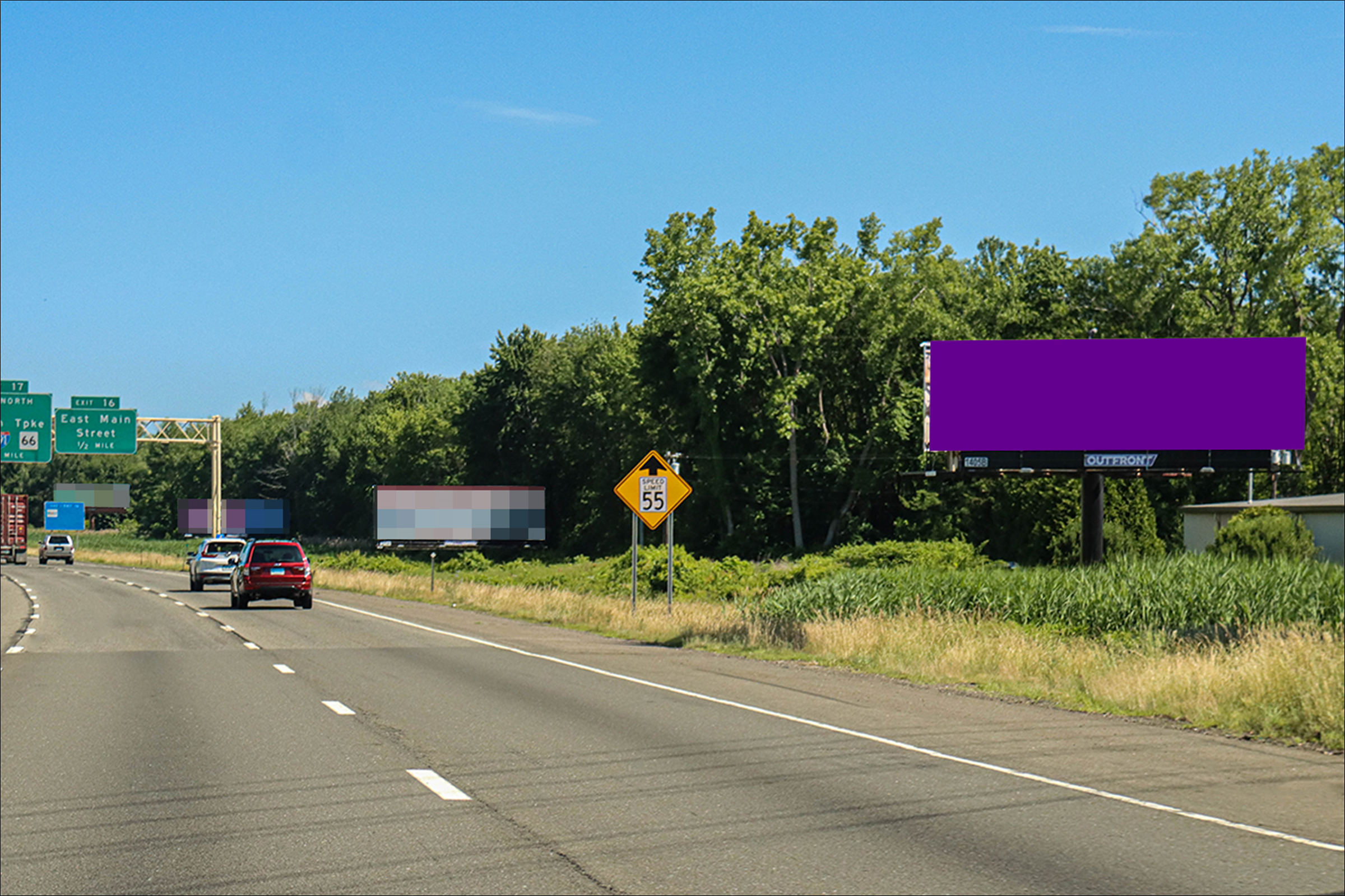 I-91 2200 ft S/O Exit 16 E/S