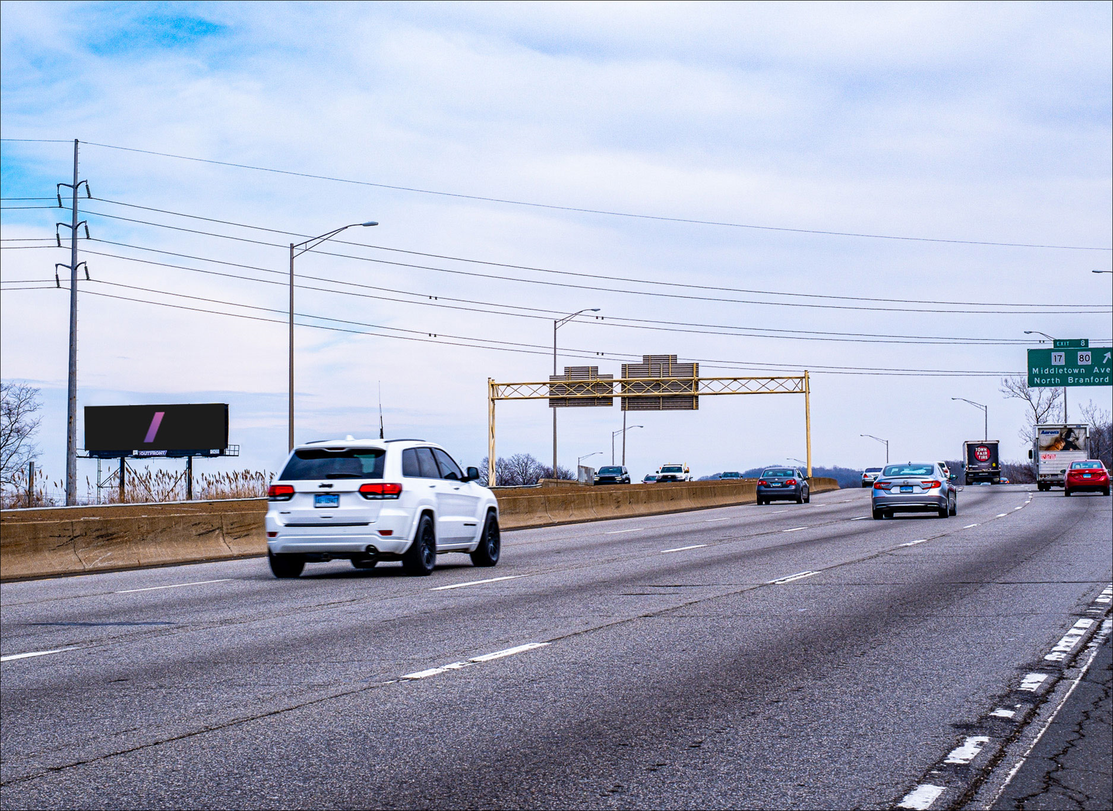 I-91 900 ft S/O Middletown Ave W/S
