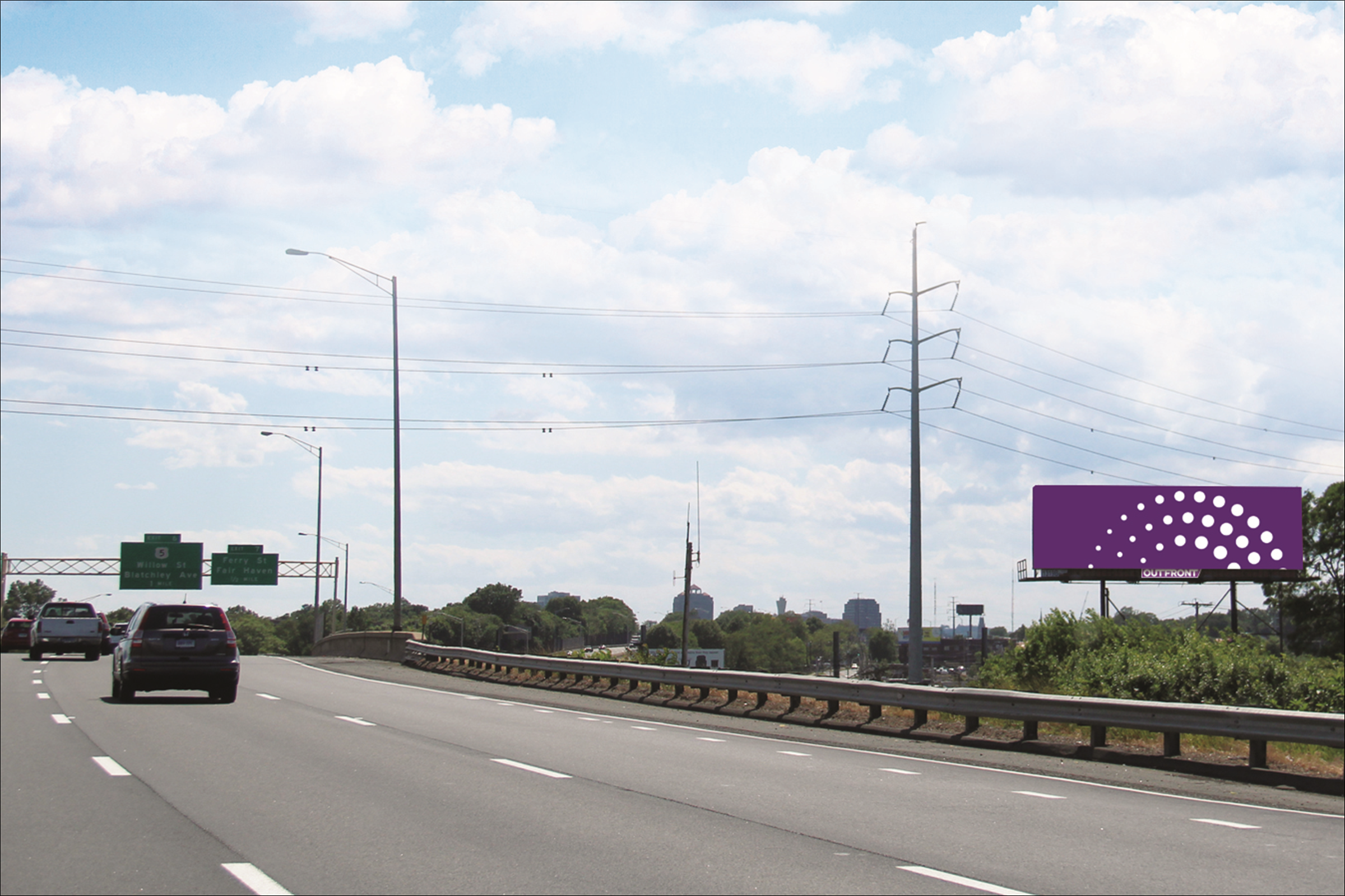 I-91 900 ft S/O Middletown Ave W/S