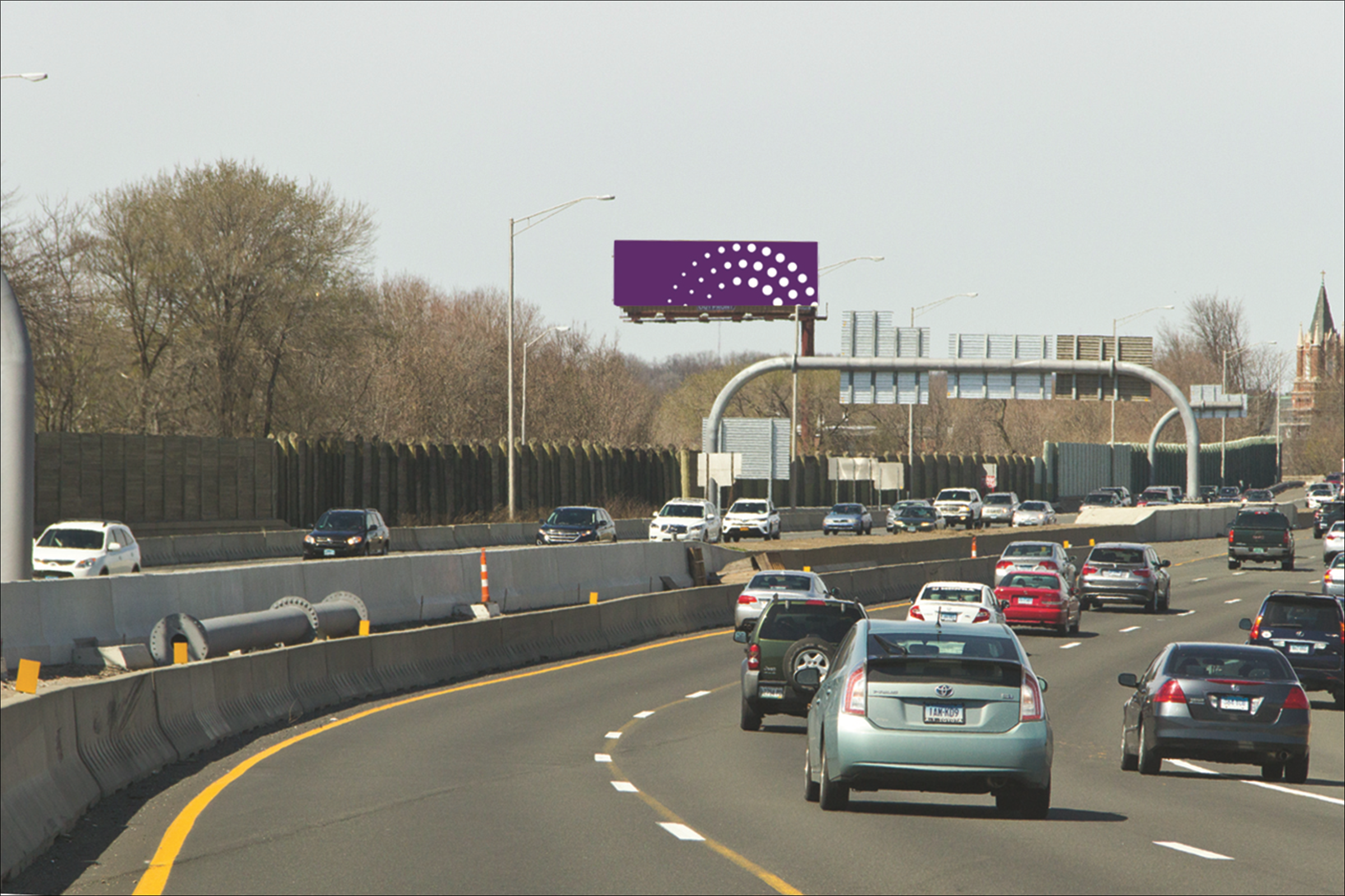 I-91 0.4 mi N/O I-95 W/S