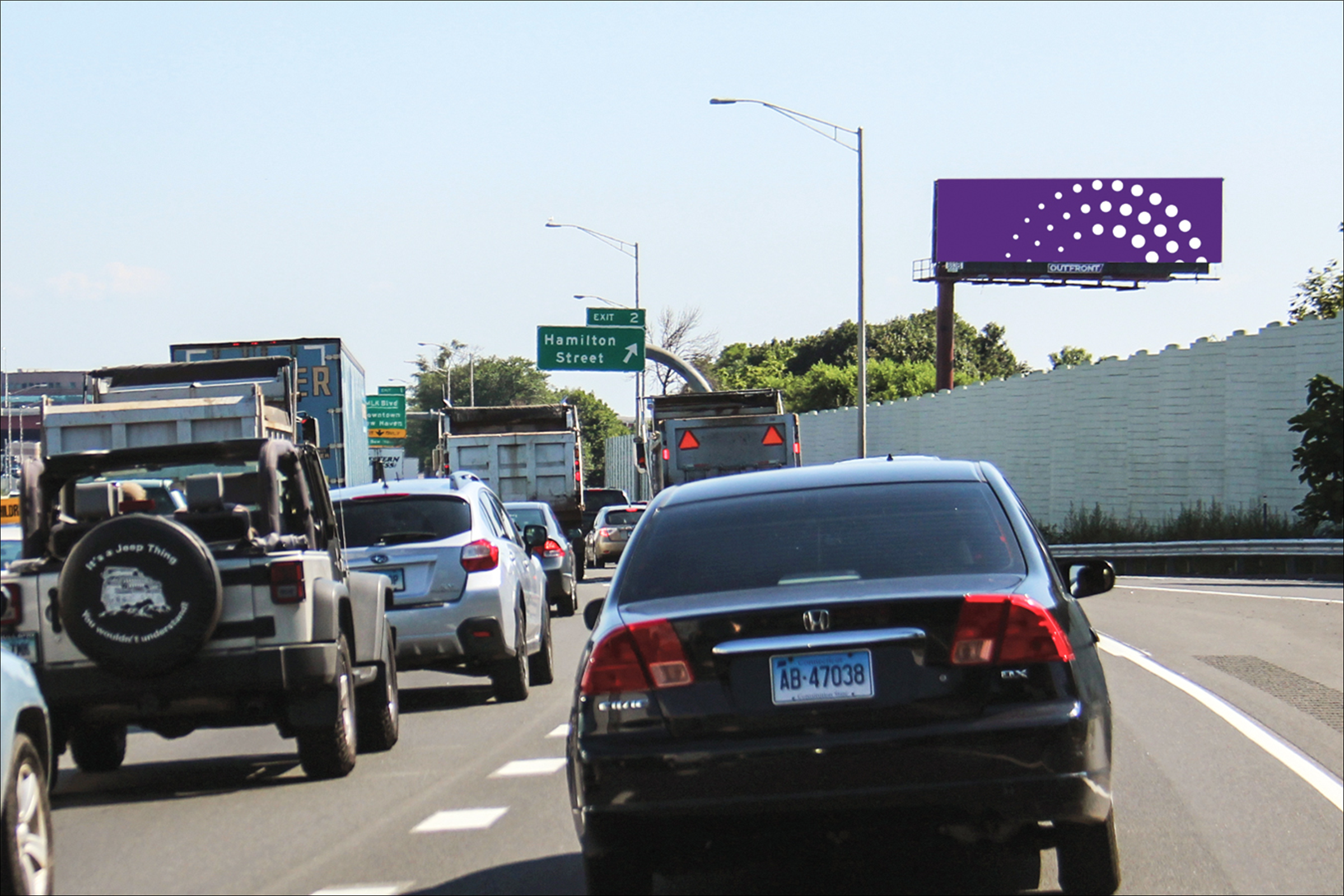 I-91 0.4 mi N/O I-95 W/S