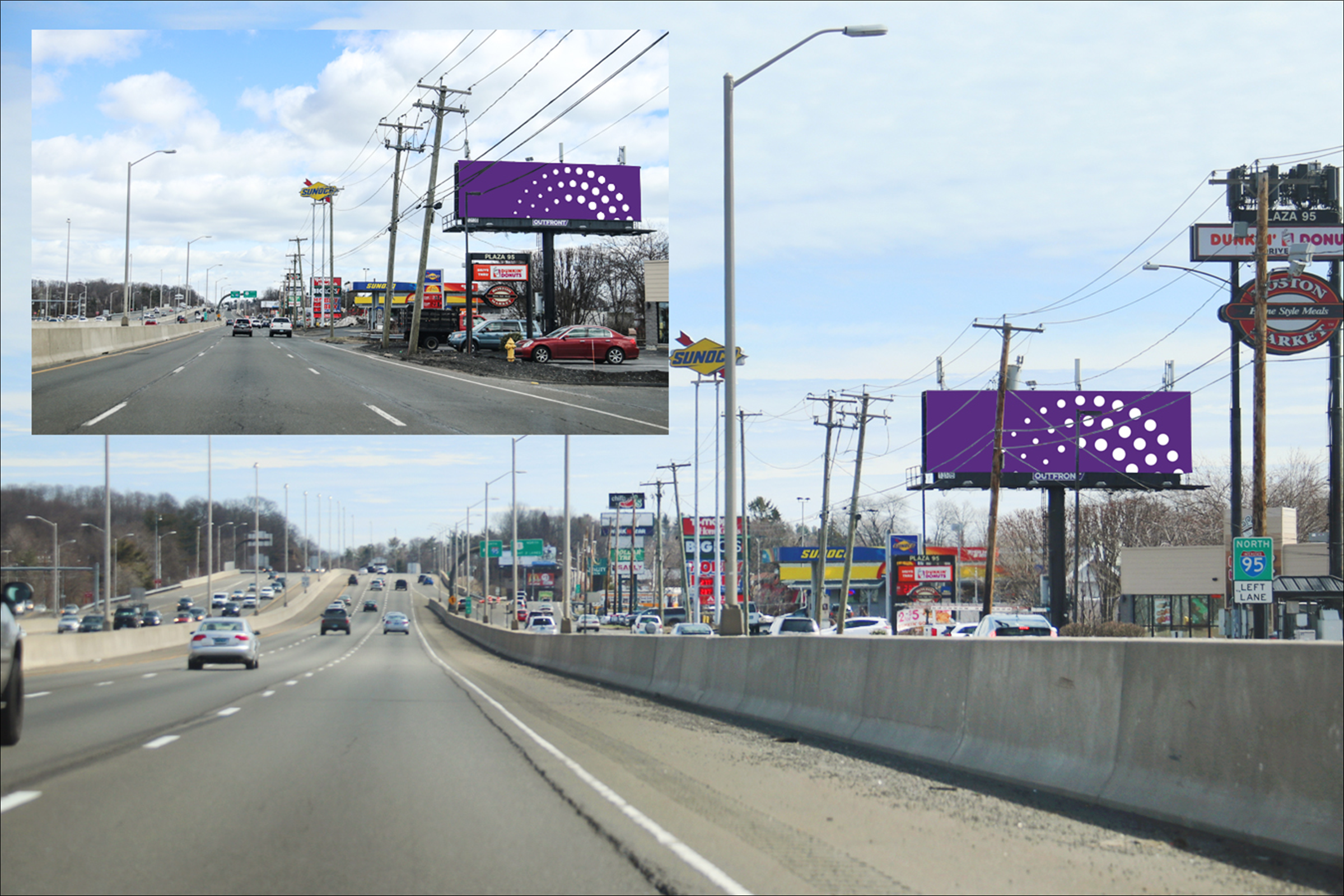 I-95 0.3 mi S/O Boston Post Rd (Rt 1) E/S
