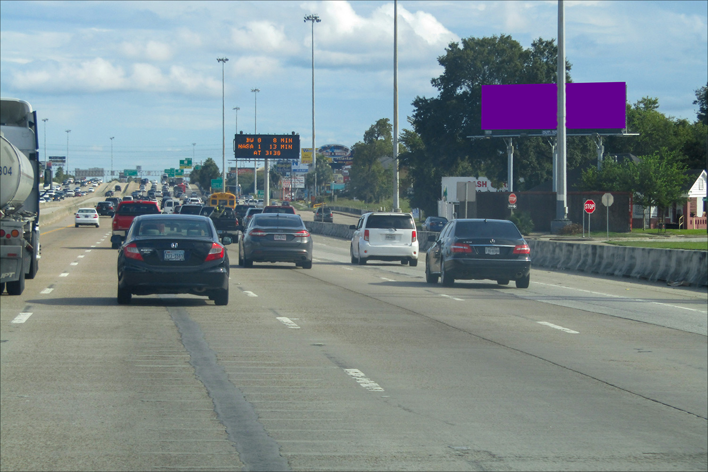 I-45S 1000.00 ft W/O Park Place W/L