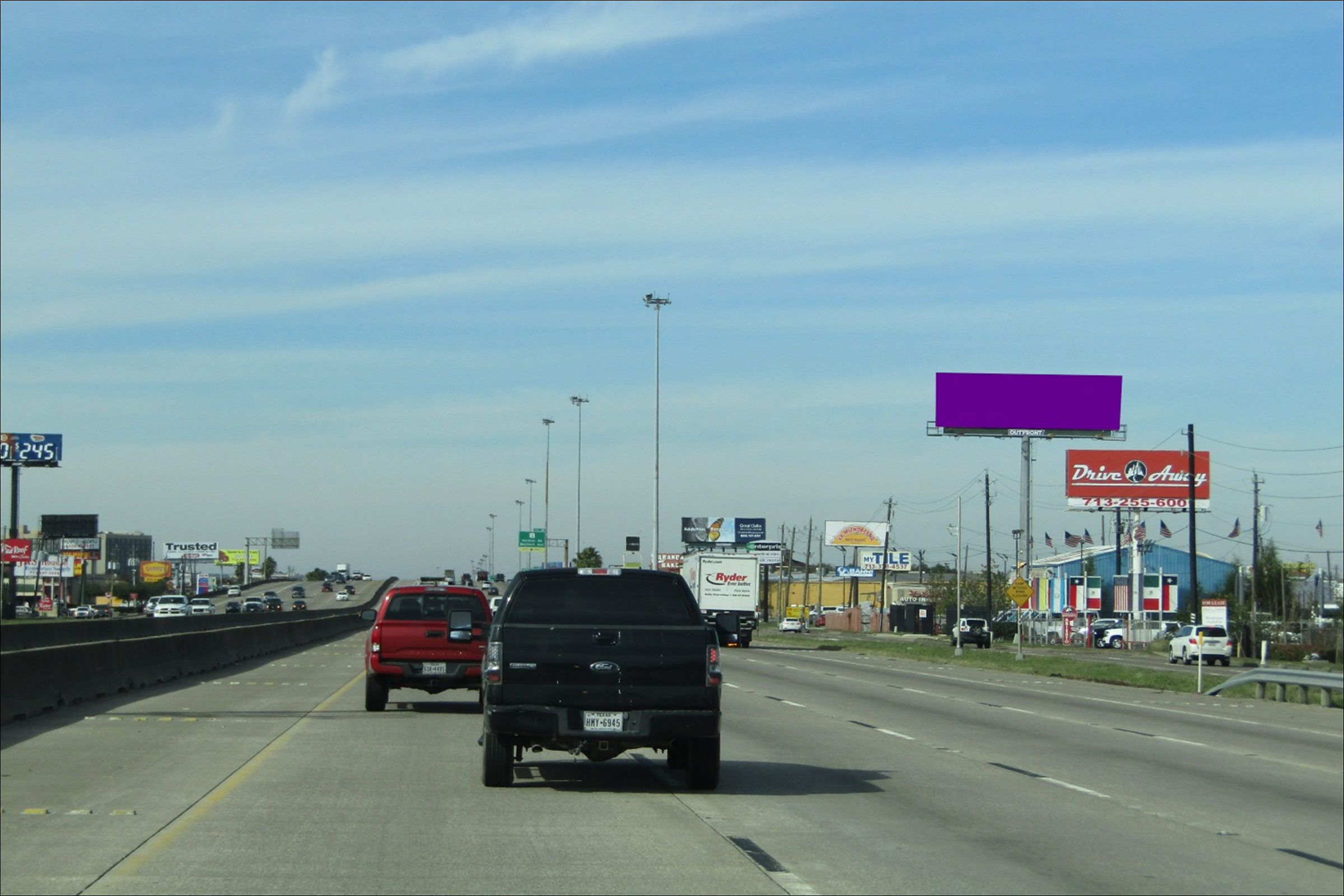 I-45S .75 mi S/O College E/S