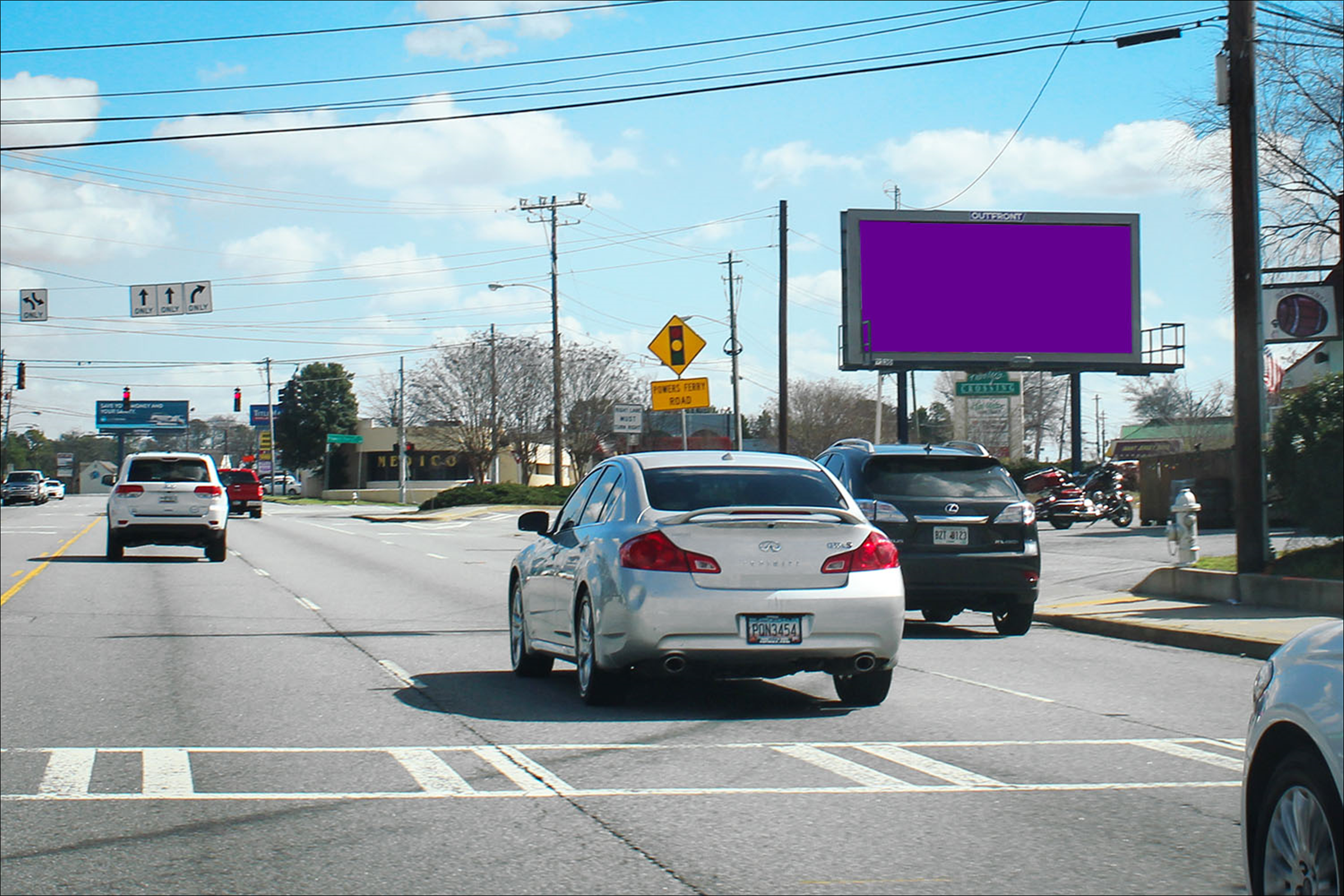Roswell St W/O Powers Ferry Rd S/S