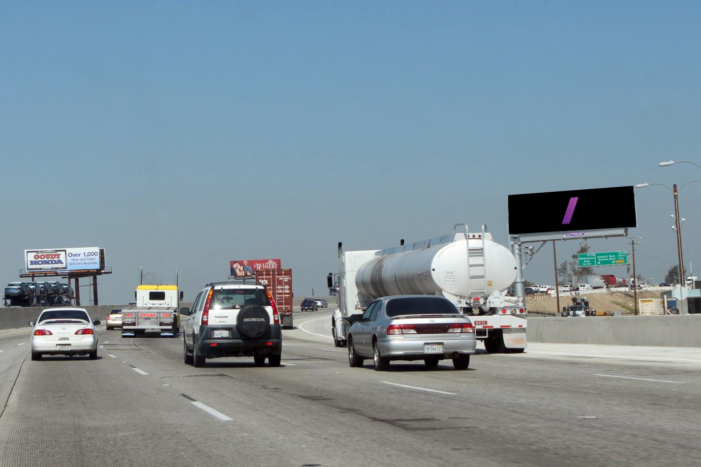 Long Beach Fwy E/L S/O Bandini%